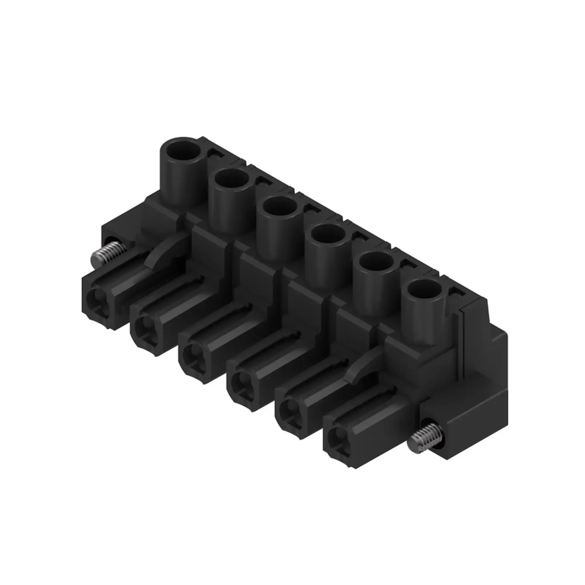 Weidmüller 1095720000 PCB connector (wire connection), 500 V, 29 A, Pitch in mm: 7.62, 4 mm², Number of poles: 6, Clamping yoke connection, Box (img_001)