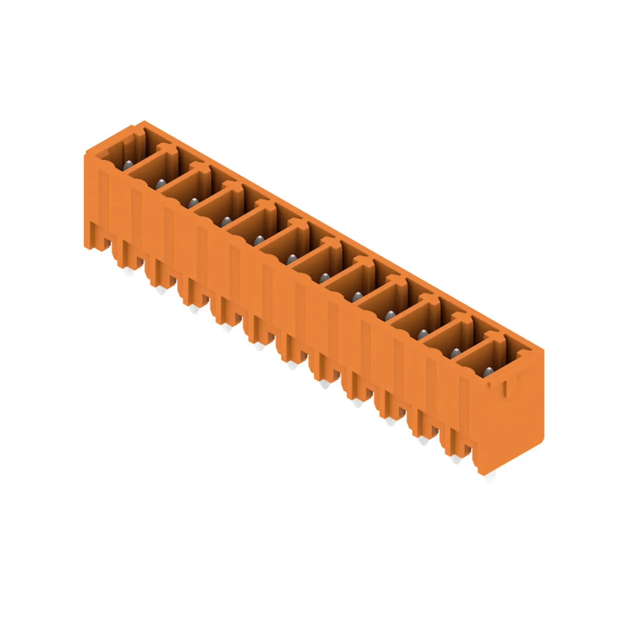Weidmüller 1942940000 PCB connector (board connection), 160 V, 17.5 A, Pitch in mm: 3.81, Number of poles: 12, THT solder connection, Box (img_001)