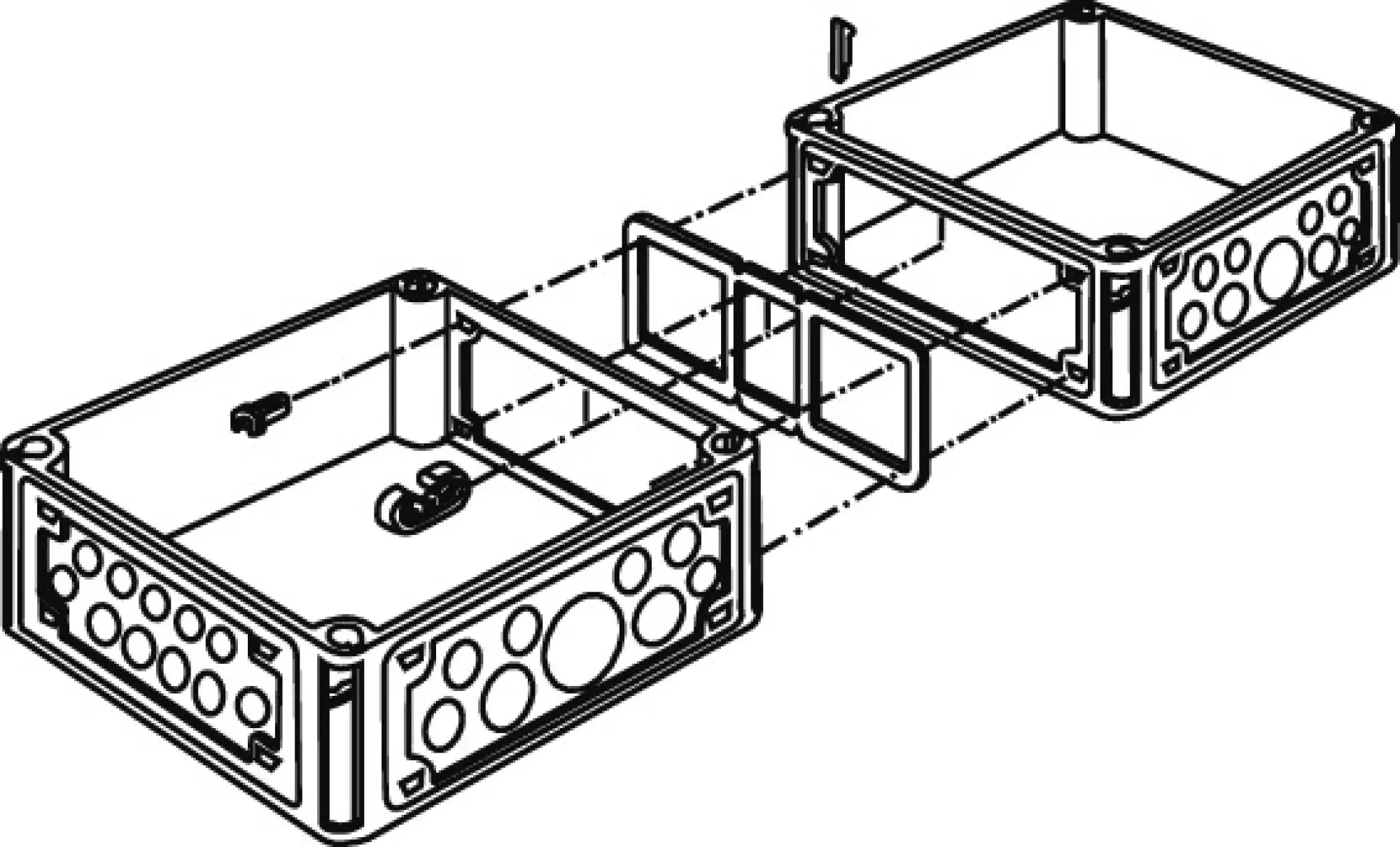 Hensel 2000311 Wanddichtung mit Befestigungsteilen für Mi-Gehäusewand 150 oder 300 mm Mi WD 2 (img_003) Hensel 2000311 Wanddichtung mit Befestigungsteilen für Mi-Gehäusewand 150 oder 300 mm Mi WD 2 (img_003)