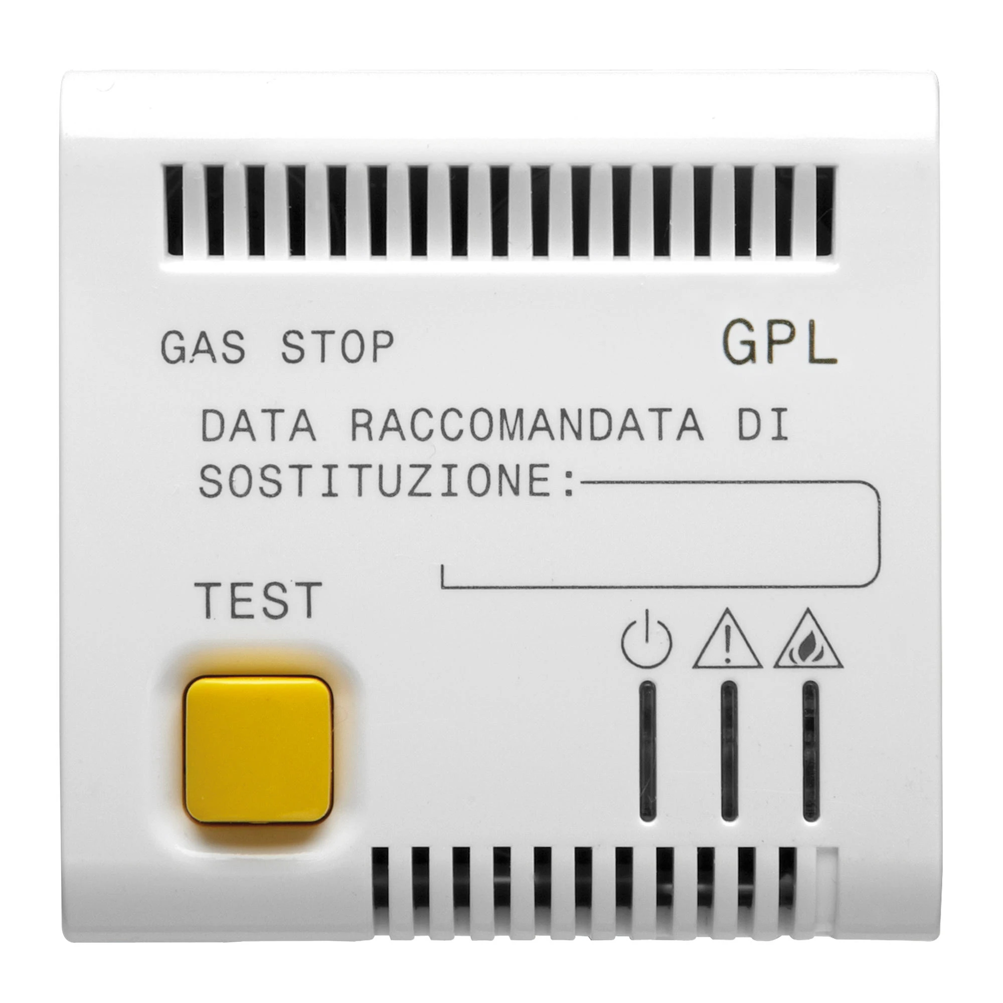 GEWISS GW10711 LPG DETECTOR - 12V ac/dc - 2 MODULES - GLOSSY WHITE – CHORUSMART (img_001)