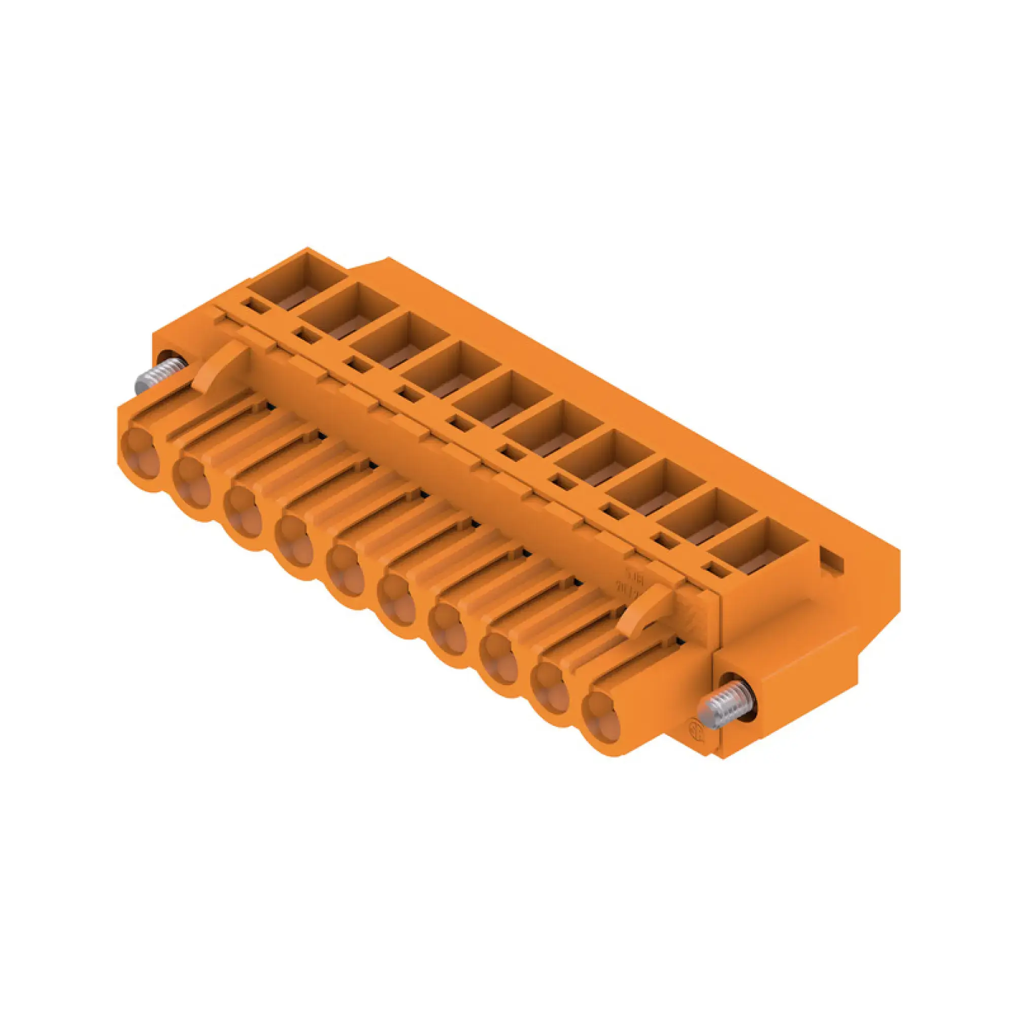 Weidmüller 1949880000 PCB connector (wire connection), 320 V, 23 A, Pitch in mm: 5.08, 4 mm², Number of poles: 10, Clamping yoke connection, Box (img_001)