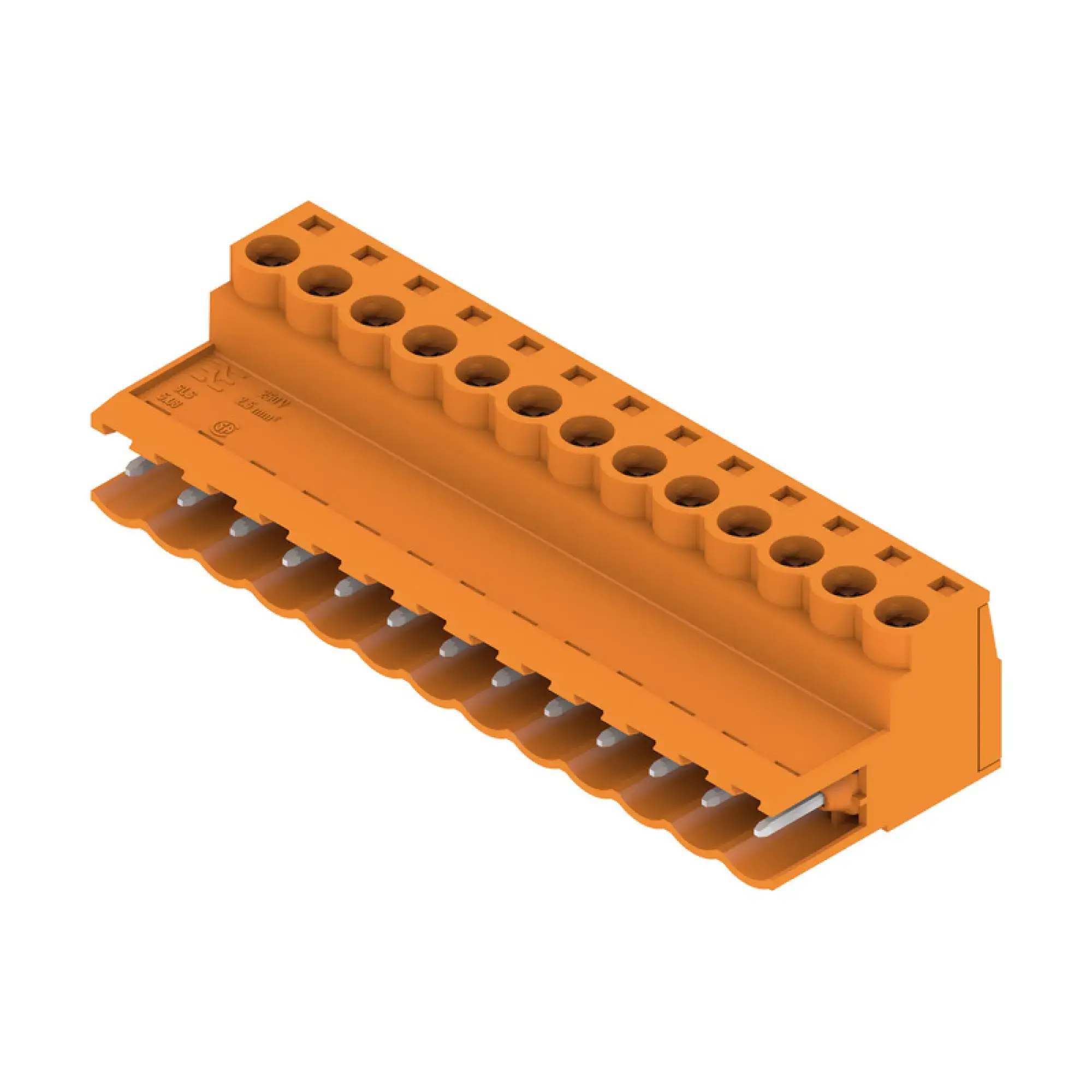 Weidmüller 1627200000 PCB connector (wire connection), 320 V, 21.5 A, Pitch in mm: 5.08, 3.31 mm², Number of poles: 13, Clamping yoke connection, Box (img_001)