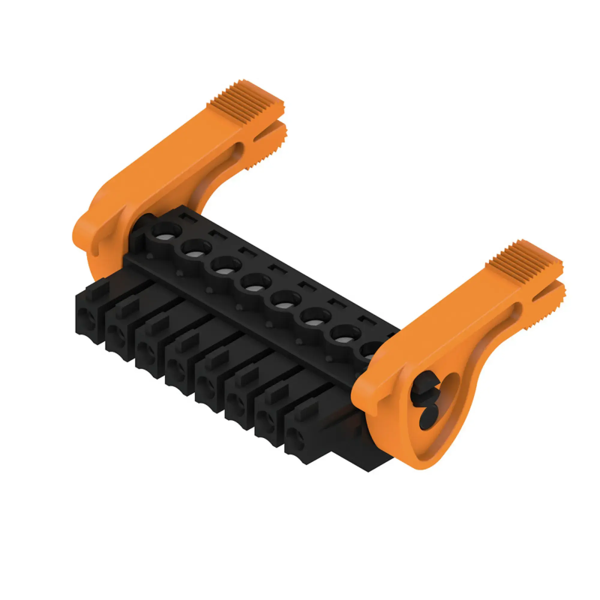 Weidmüller 2442540000 PCB connector (wire connection), 160 V, 17.5 A, Pitch in mm: 3.81, 1.5 mm², Number of poles: 8, Clamping yoke connection, Box (img_001)