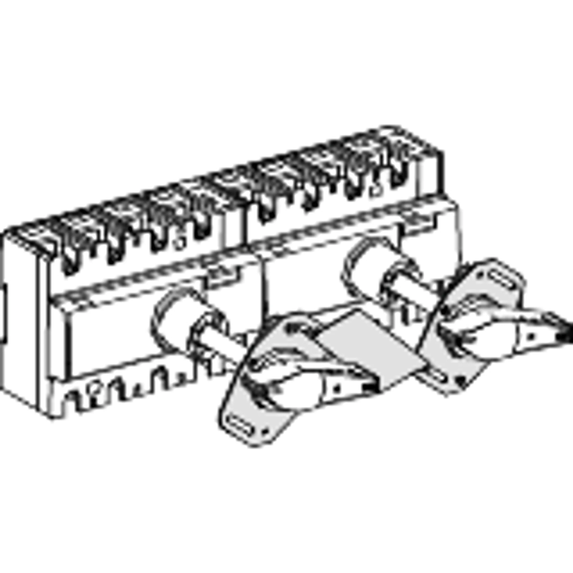 Schneider Electric 28953 Mechanical Interlock for Devices with Extended Rotary Drive, INS40-160 (img_001)