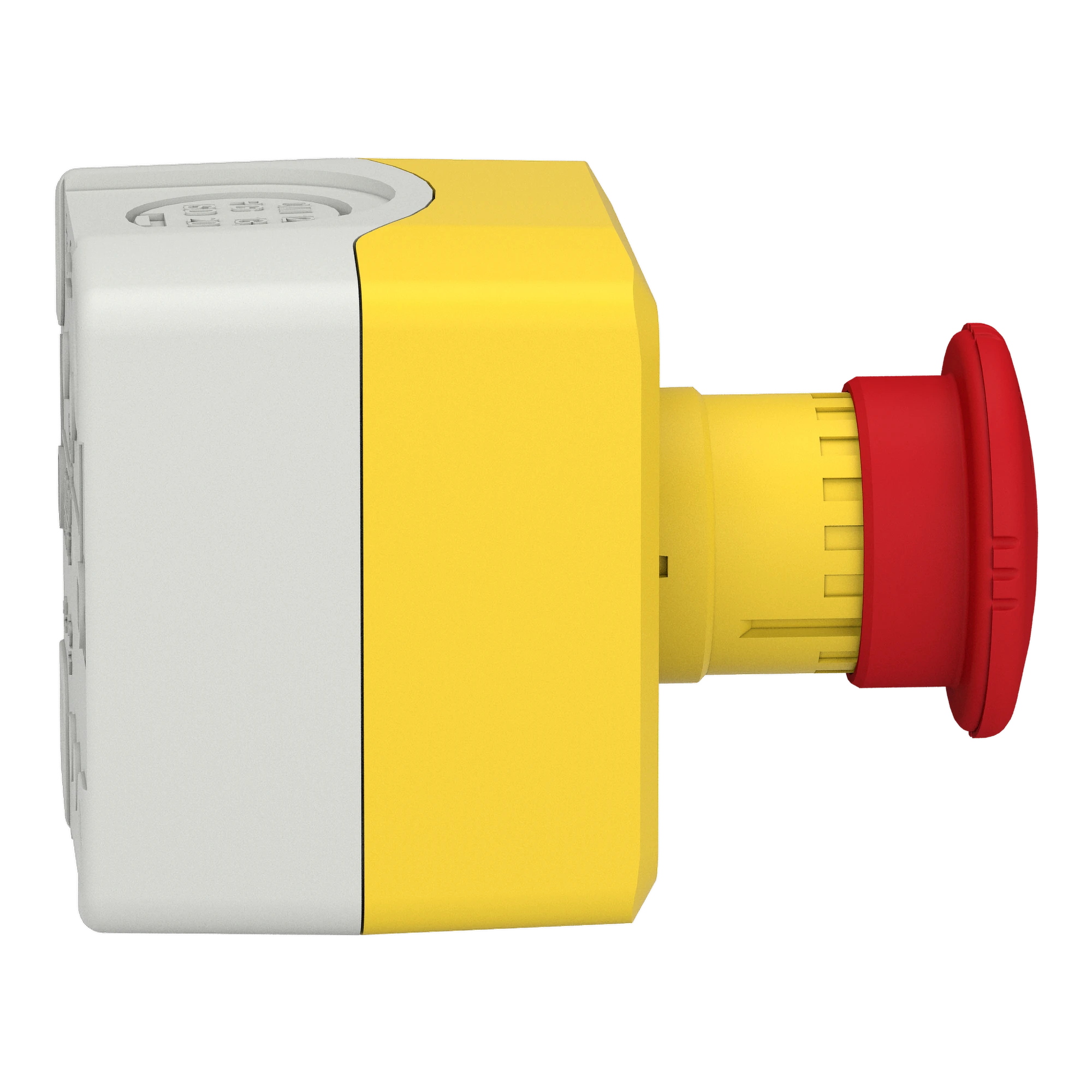 Schneider Electric XALK1786H7 Surface-mounted enclosure, Harmony XALK, plastic, light grey, yellow, 1 emergency stop switch, 1NC, with monitoring contact, UL/CSA (img_003) Schneider Electric XALK1786H7 Surface-mounted enclosure, Harmony XALK, plastic, light grey, yellow, 1 emergency stop switch, 1NC, with monitoring contact, UL/CSA (img_003)