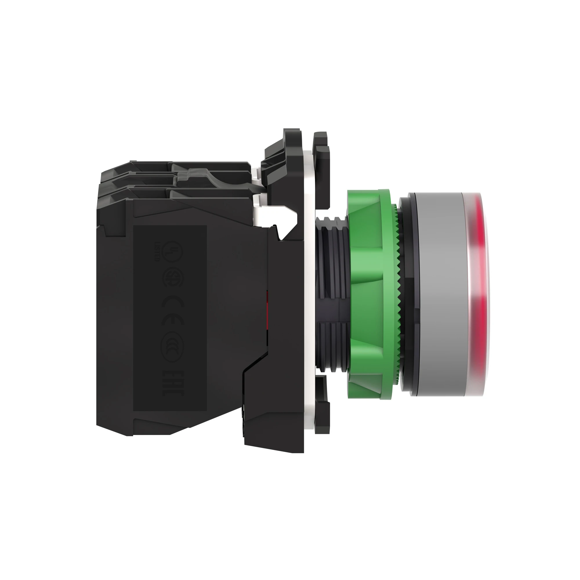 Schneider Electric XB5AW34B5C0 Illuminated Push Button, Harmony XB5, Plastic, light gray, red, 22mm, universal LED, smooth dome, 1NC + 1NO, 24V ACDC (img_002) Schneider Electric XB5AW34B5C0 Illuminated Push Button, Harmony XB5, Plastic, light gray, red, 22mm, universal LED, smooth dome, 1NC + 1NO, 24V ACDC (img_002)