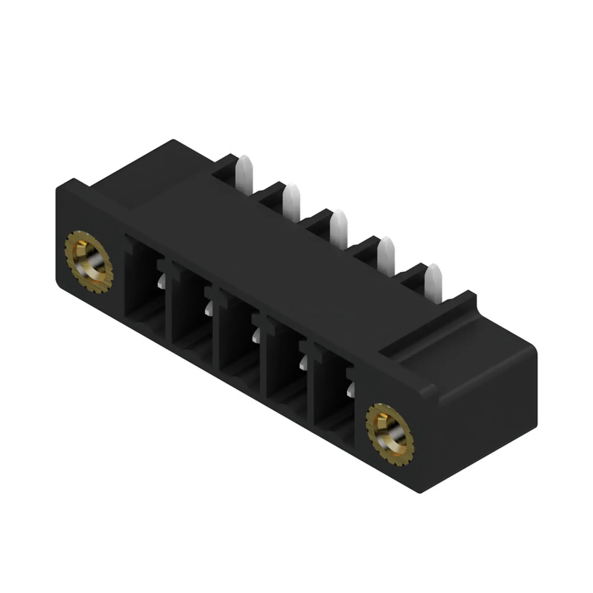 Weidmüller 1037360000 PCB connector (board connection), 160 V, 17.5 A, Pitch in mm: 3.81, Number of poles: 5, THT/THR solder connection, Box (img_001)