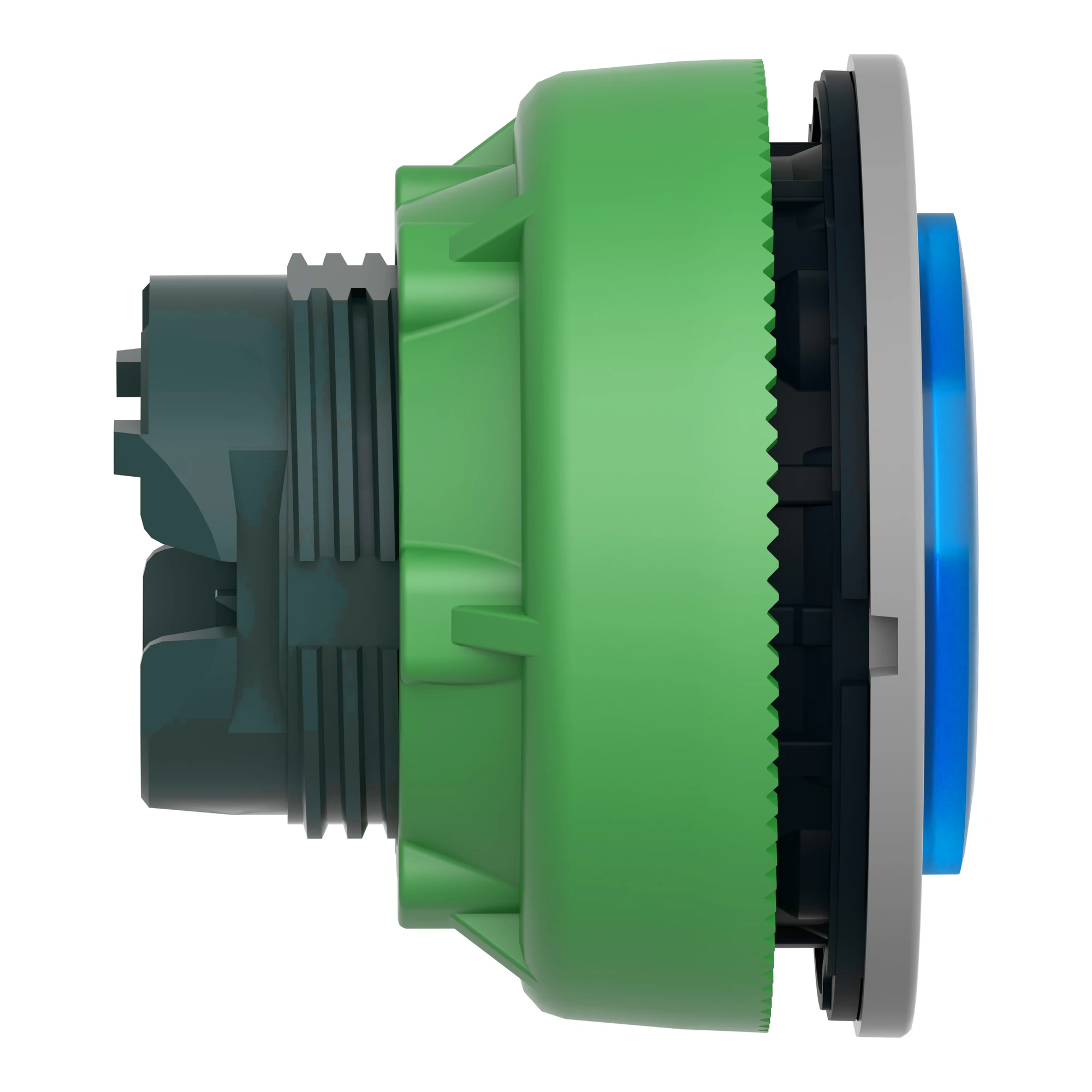 Schneider Electric ZB5FH63C0 Illuminated Push Button, Front Element, Harmony XB5F, Plastic, 30mm, Light Grey, Blue, Projecting, Unlabeled, Latching (img_003) Schneider Electric ZB5FH63C0 Illuminated Push Button, Front Element, Harmony XB5F, Plastic, 30mm, Light Grey, Blue, Projecting, Unlabeled, Latching (img_003)