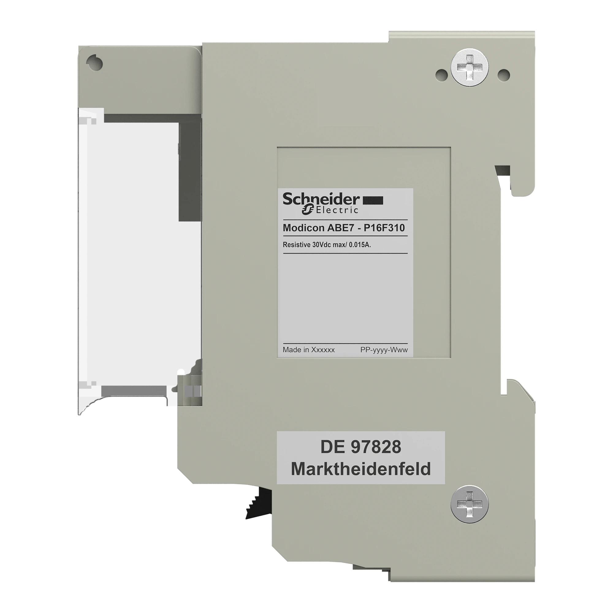 Schneider Electric ABE7P16F310 Terminal block for plug-in relays ABE7, 16 channels, relay 12.5mm (img_005)