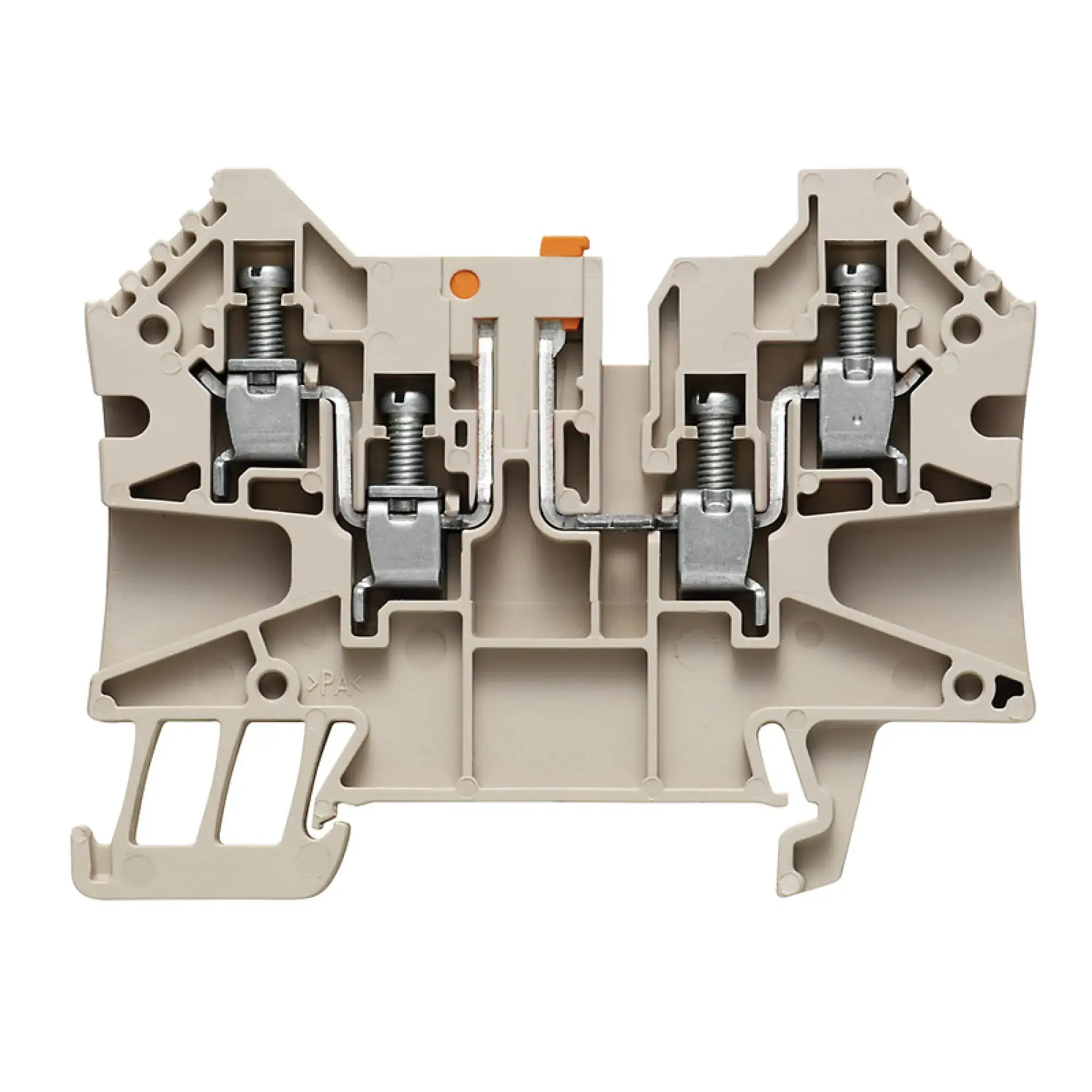 Weidmüller 1905090000 Test-disconnect terminal, Screw connection, dark beige, 4 mm², 27 A, 500 V, Number of connections: 4, Number of levels: 1 (img_001) Weidmüller 1905090000 Test-disconnect terminal, Screw connection, dark beige, 4 mm², 27 A, 500 V, Number of connections: 4, Number of levels: 1 (img_001)