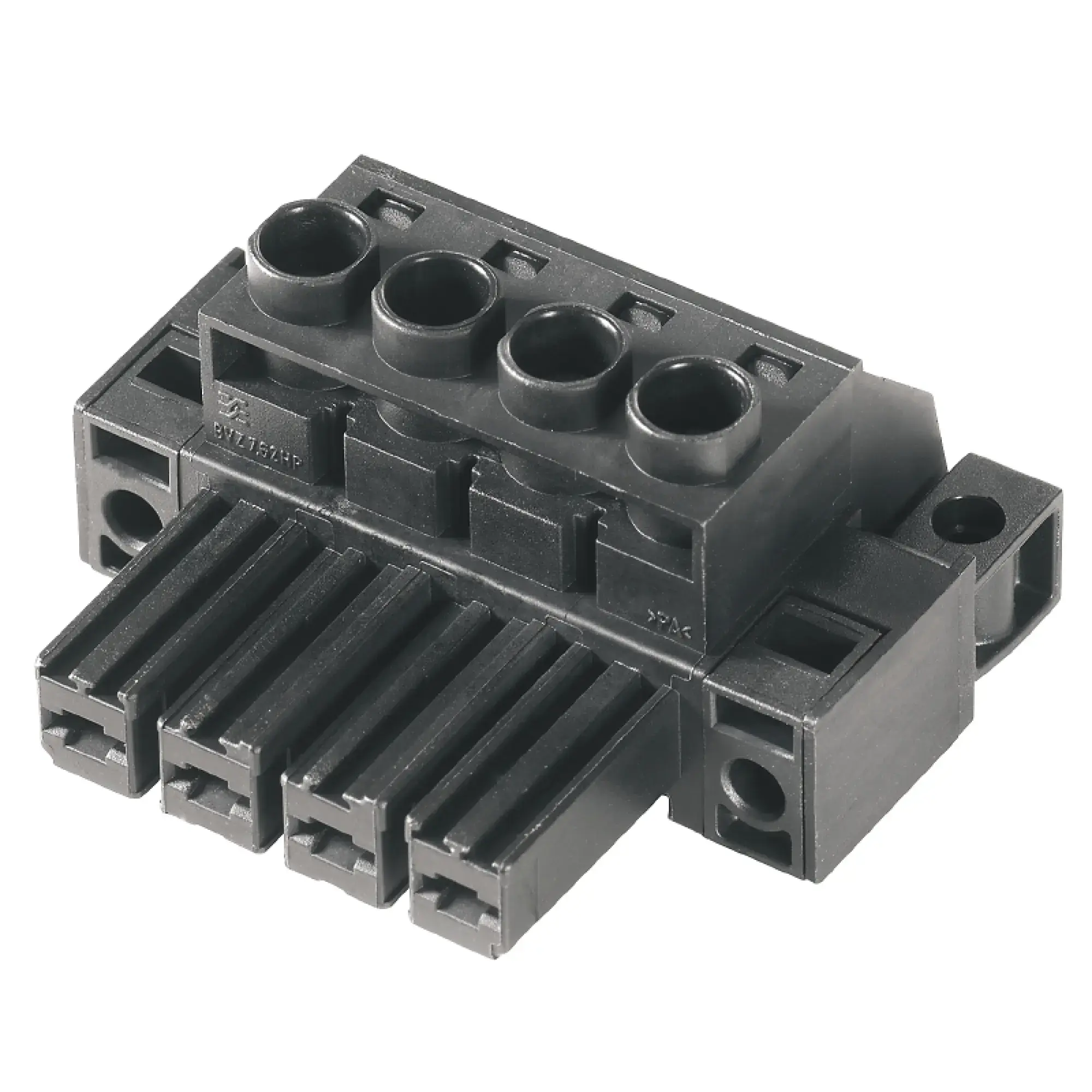 Weidmüller 1929650000 PCB connector (wire connection), 1000 V, 57 A, Pitch in mm: 7.62, 10 mm², Number of poles: 4, Clamping yoke connection, Box (img_001) Weidmüller 1929650000 PCB connector (wire connection), 1000 V, 57 A, Pitch in mm: 7.62, 10 mm², Number of poles: 4, Clamping yoke connection, Box (img_001)