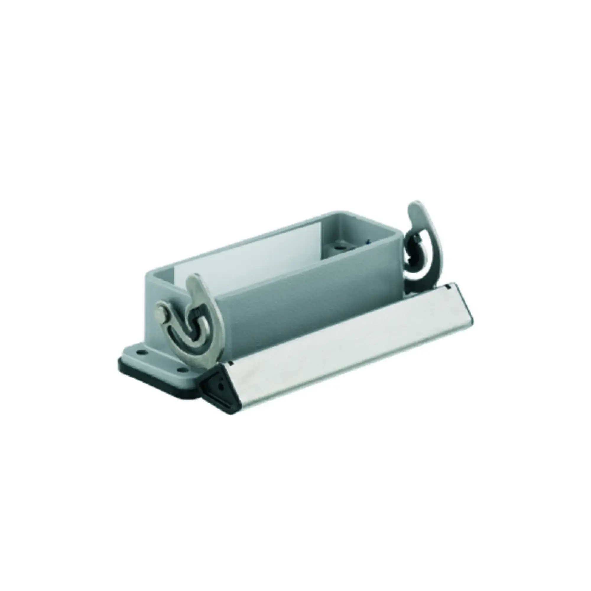 Weidmüller 1664920000 Housing (industry plug-in connectors), Bulkhead housing, End-locking clamp, lower side, Size: 5, IP65 (in plugged condition) (img_001)