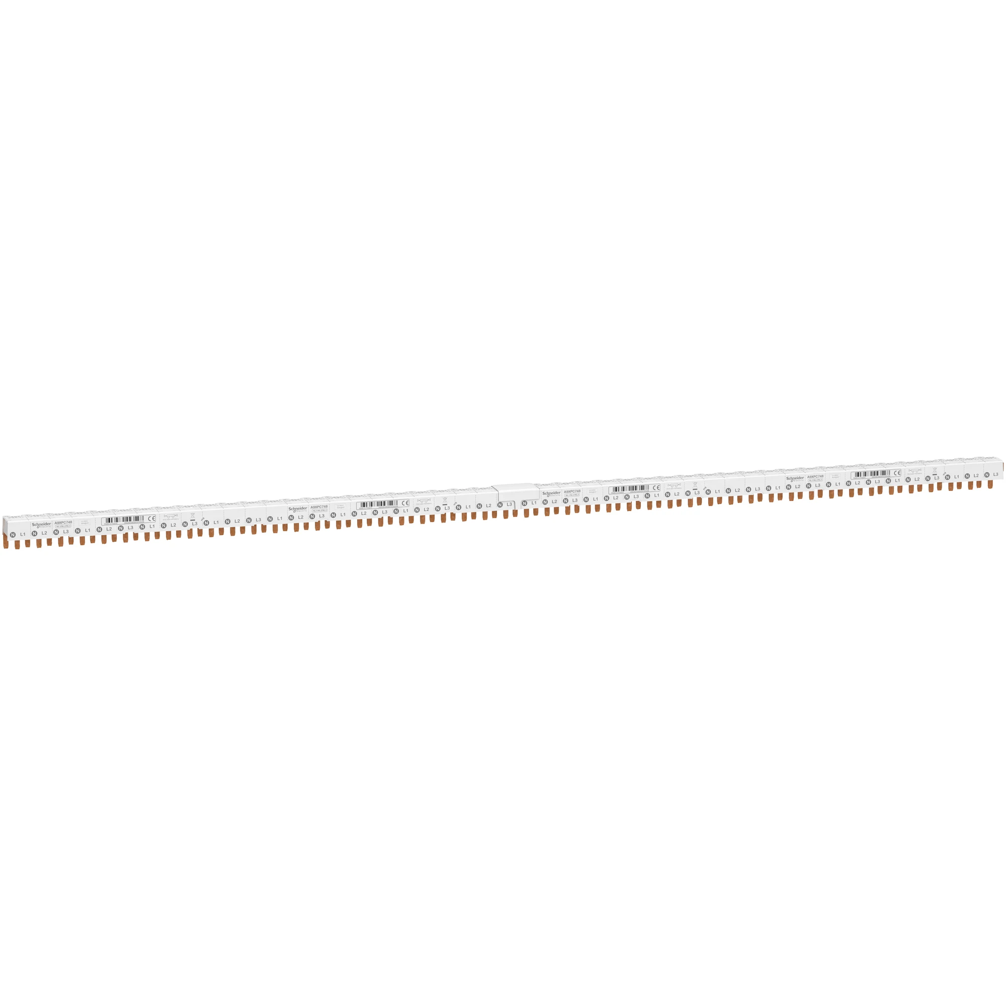 Schneider Electric A9XPC748 Acti9 Busbar Pin, 3P+N, 9mm Pin Spacing, 48 Modules, Top Connection (img_001) Schneider Electric A9XPC748 Acti9 Busbar Pin, 3P+N, 9mm Pin Spacing, 48 Modules, Top Connection (img_001)