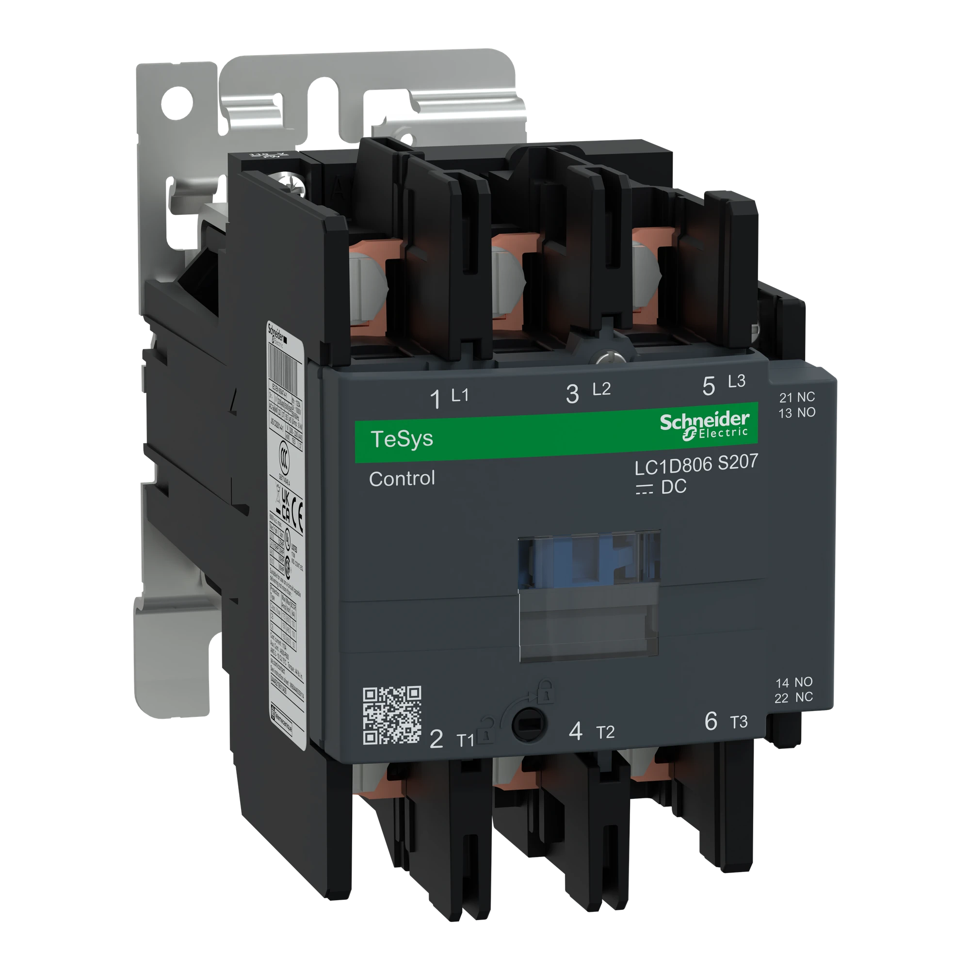 Schneider Electric LC1D806FWS207 Power contactor LC1D 3p, +1NO+1NC, 37 kW, 80 A, 400 V AC3, coil 110 V DC (img_001) Schneider Electric LC1D806FWS207 Power contactor LC1D 3p, +1NO+1NC, 37 kW, 80 A, 400 V AC3, coil 110 V DC (img_001)