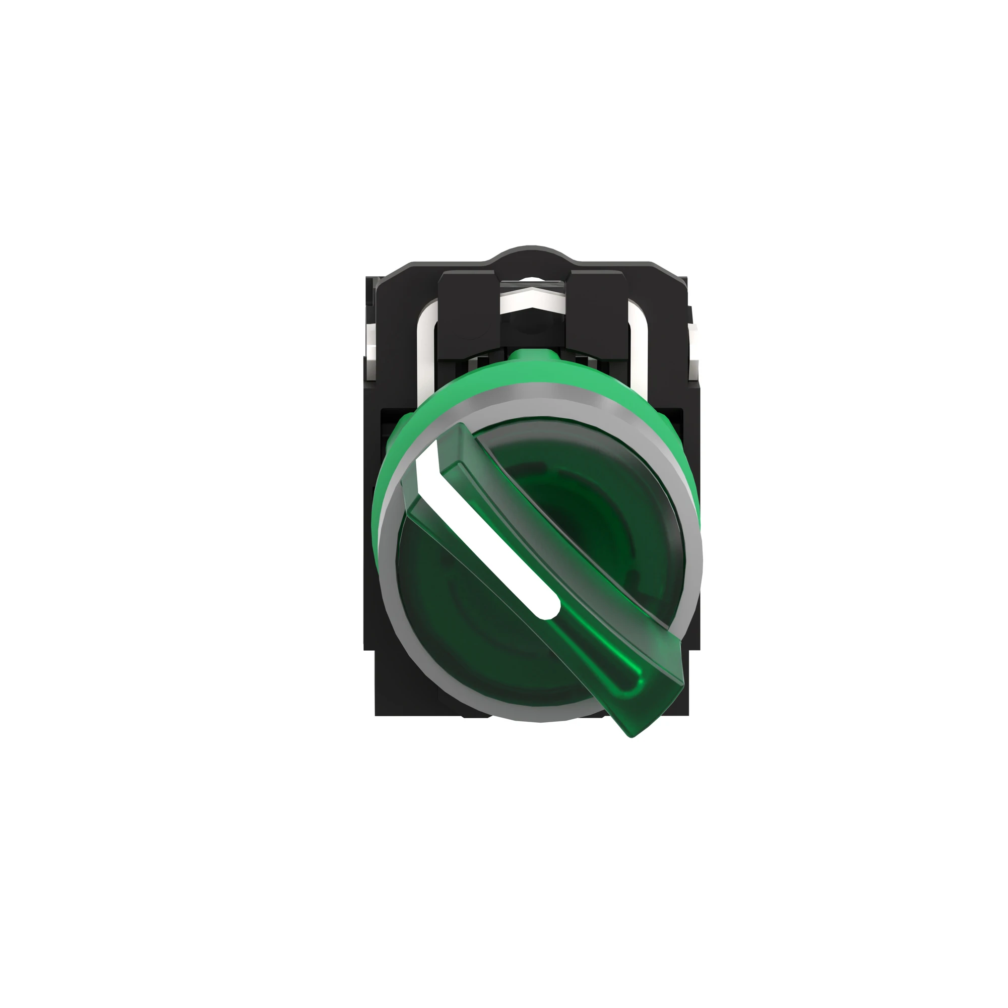 Schneider Electric XB5AK123G5C0 Illuminated Selector Switch, Harmony XB5, Plastic, Light Grey, Green, 22mm, Universal LED, 2 Positions, 1NC + 1NO, 110-120V AC (img_005) Schneider Electric XB5AK123G5C0 Illuminated Selector Switch, Harmony XB5, Plastic, Light Grey, Green, 22mm, Universal LED, 2 Positions, 1NC + 1NO, 110-120V AC (img_005)