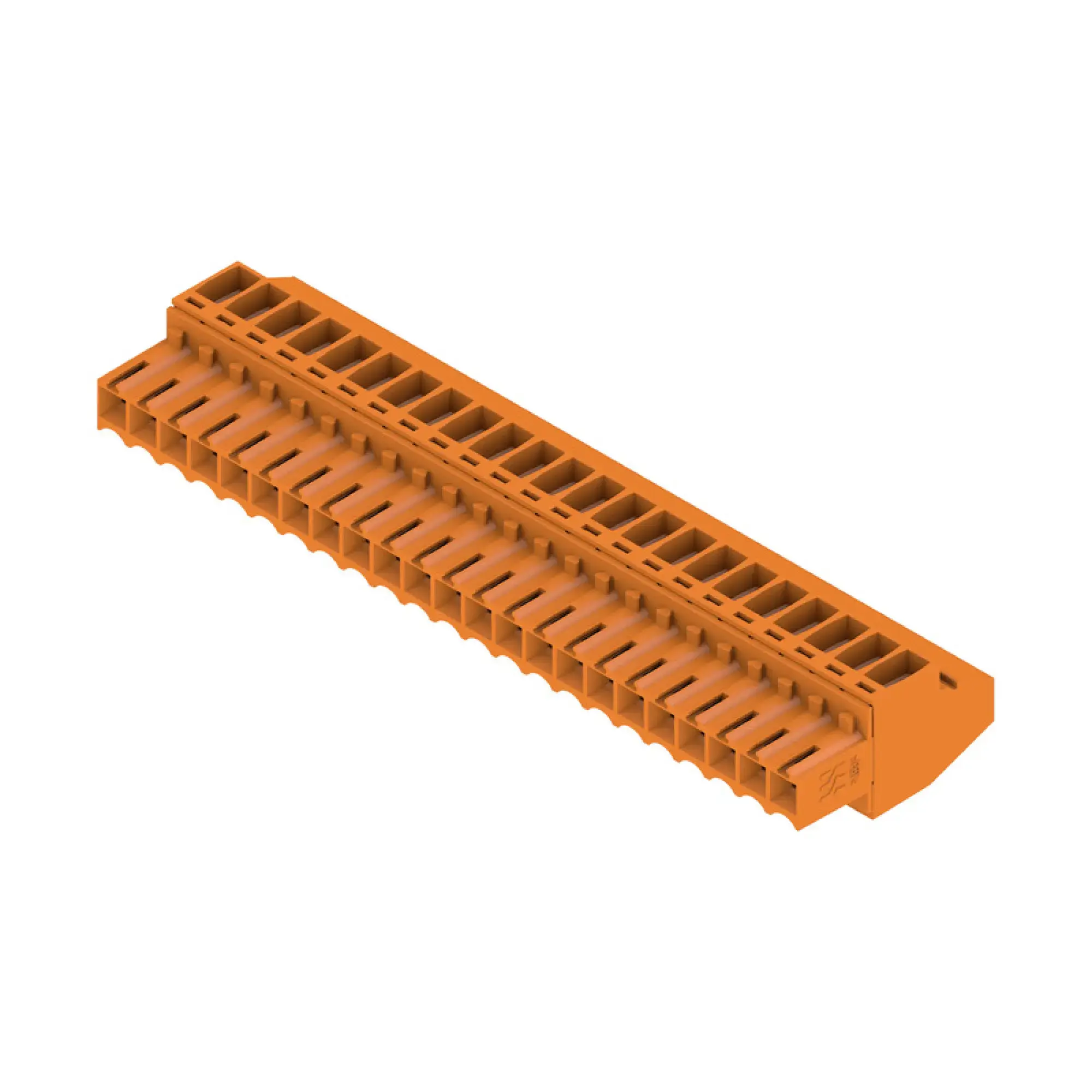 Weidmüller 1638760000 PCB connector (wire connection), 160 V, 12 A, Pitch in mm: 3.50, 1.5 mm², Number of poles: 23, Clamping yoke connection, Box (img_001)