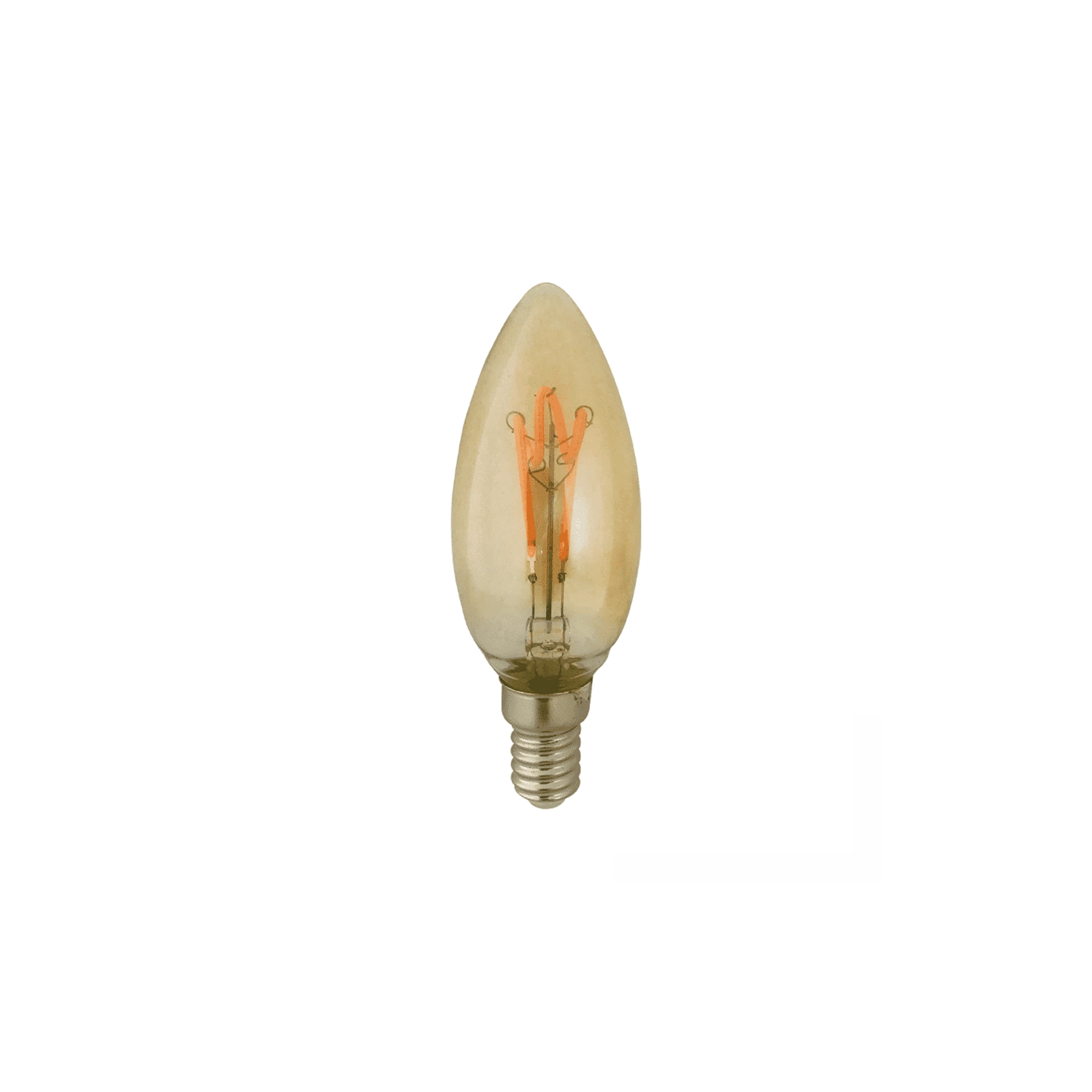 WSU Lights LED Lampe E14 Amber - 4 Watt - 2200K - 40lm/W WSU Lights LED Lampe E14 Amber - 4 Watt - 2200K - 40lm/W