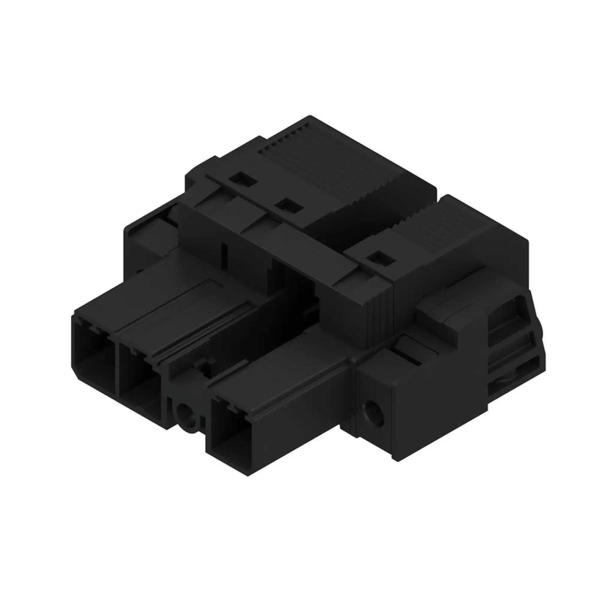 Weidmüller 1429930000 PCB connector (wire connection), 800 V, 57 A, Pitch in mm: 7.62, 10 mm², Number of poles: 3, PUSH IN without actuator, Tension-clamp connection, Box (img_001) Weidmüller 1429930000 PCB connector (wire connection), 800 V, 57 A, Pitch in mm: 7.62, 10 mm², Number of poles: 3, PUSH IN without actuator, Tension-clamp connection, Box (img_001)