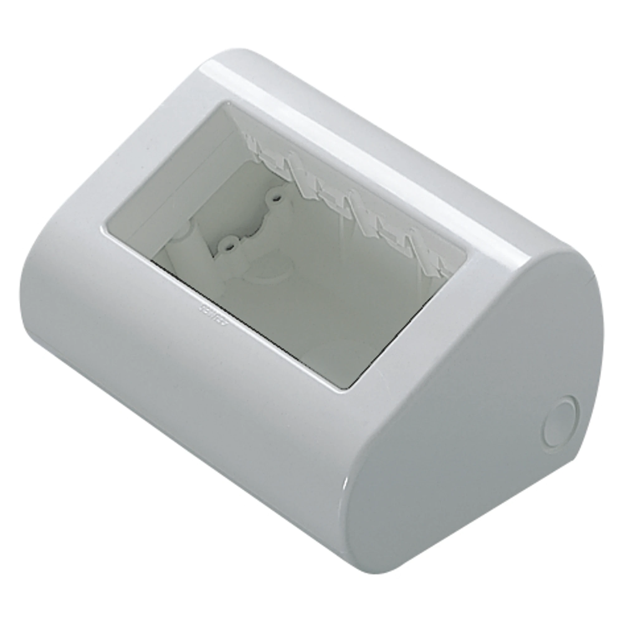 GEWISS GW24018 WALL-MOUNTING AND FREE-STANDING CONTAINER - 4 GANG - CLOUD WHITE - SYSTEM (img_001)