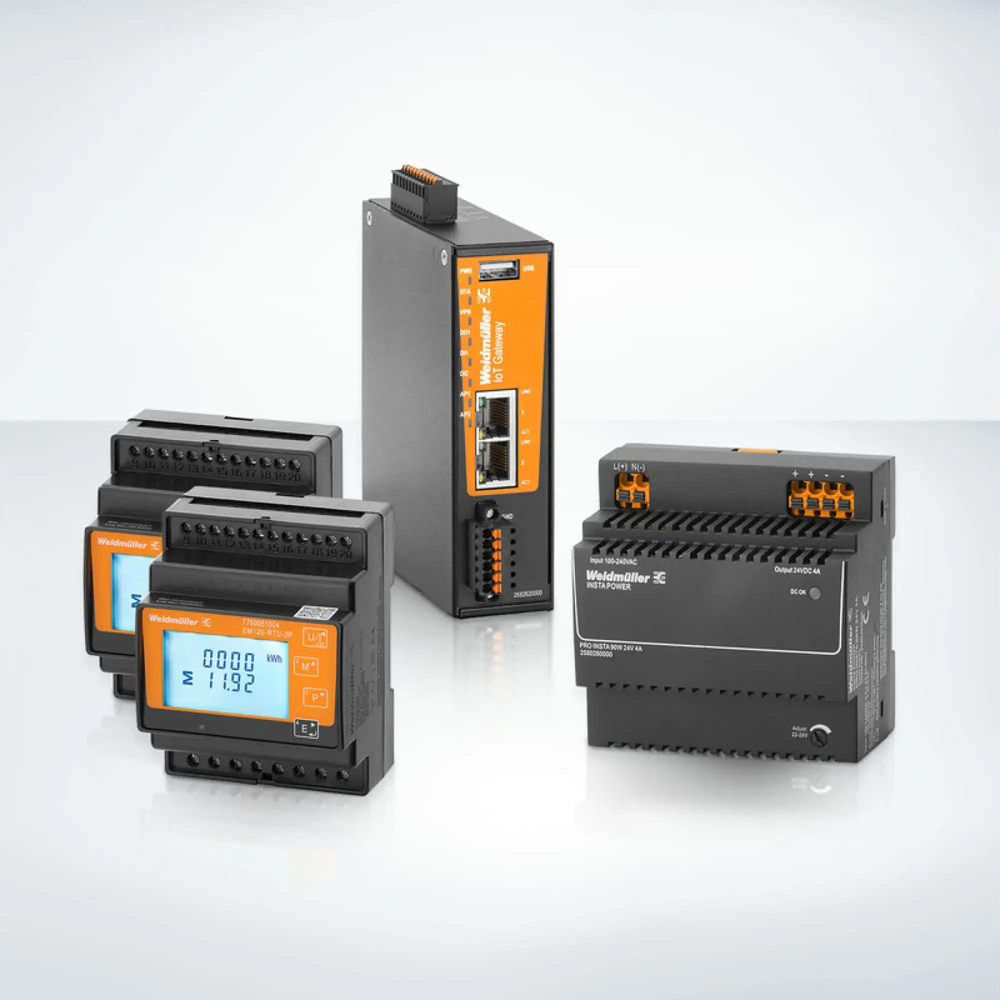 Weidmüller 2923120000 Load management E-Mobility, Number of possible charging boxes connectable 5, PV surplus charging possible Yes, PUSH IN (img_001) Weidmüller 2923120000 Load management E-Mobility, Number of possible charging boxes connectable 5, PV surplus charging possible Yes, PUSH IN (img_001)
