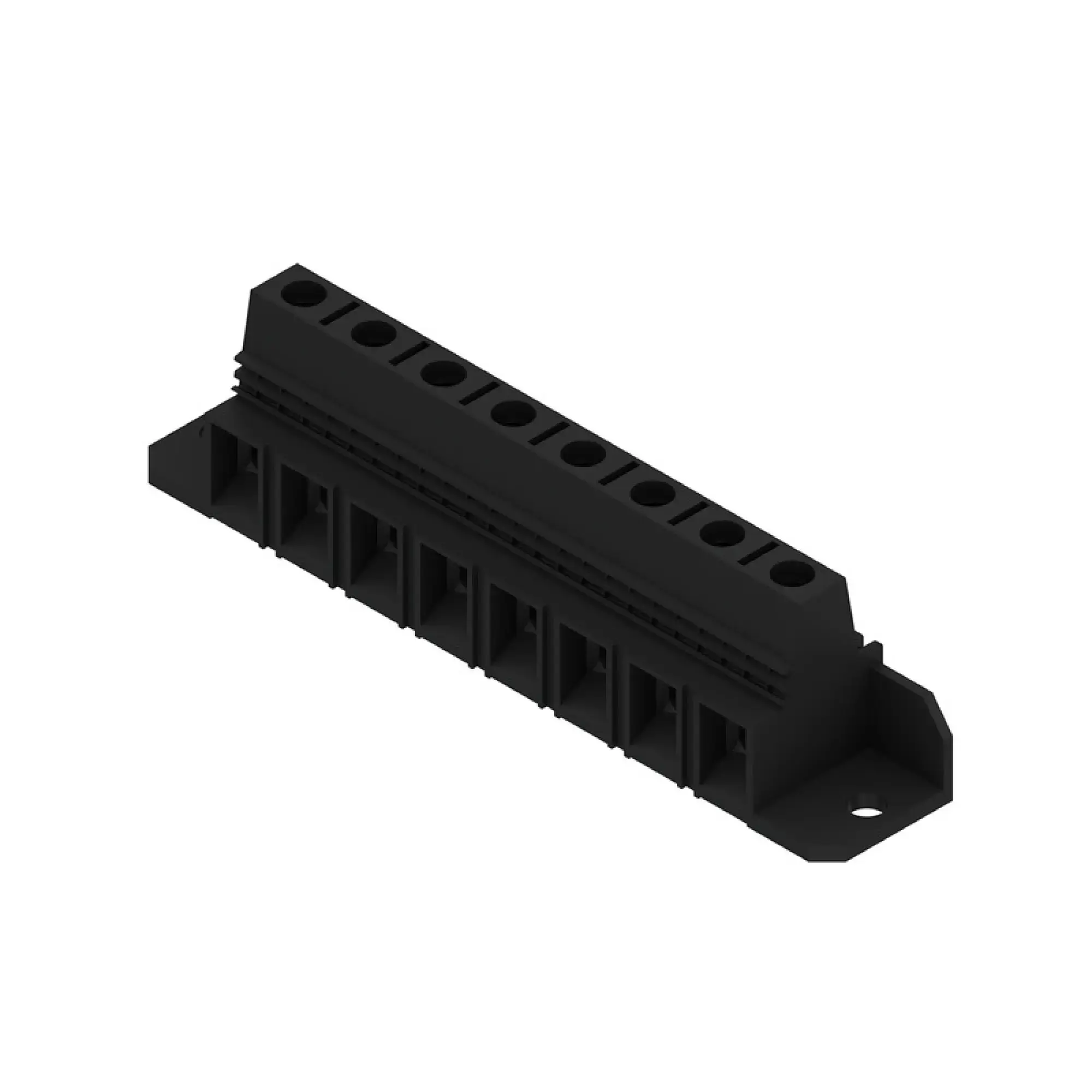 Weidmüller 1226580000 PCB terminal, 1000 V, 101 A, Pitch in mm: 15.00, 25 mm², Number of poles: 8, Clamping yoke connection, THT solder connection, 90°, Box (img_001)