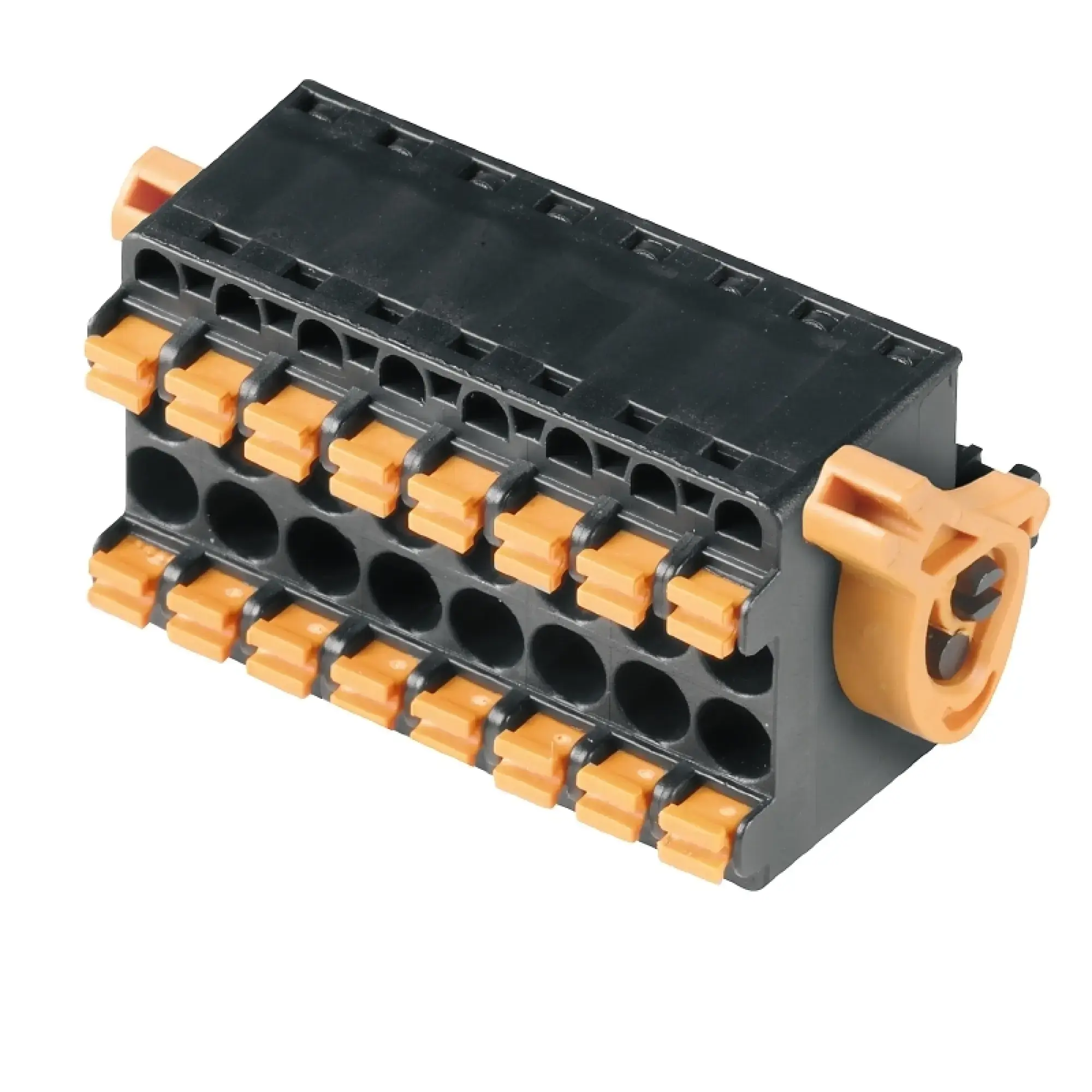 Weidmüller 1001070000 PCB connector (wire connection), 320 V, 20.8 A, Pitch in mm: 5.08, 3.31 mm², Number of poles: 8, PUSH IN with actuator, Box (img_001)