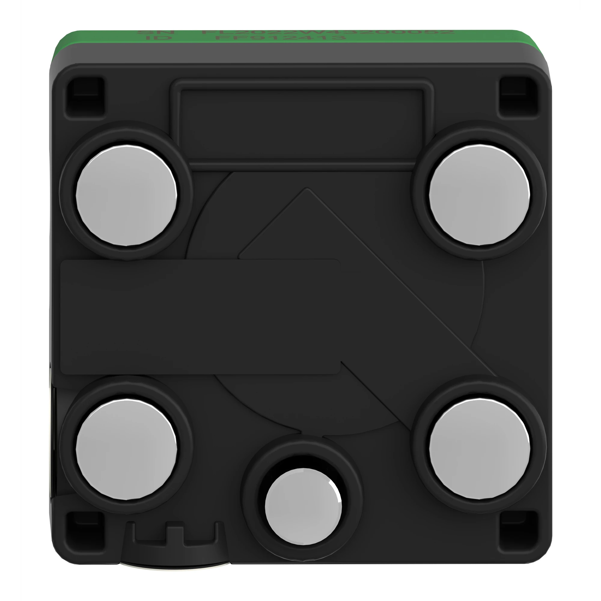 Schneider Electric ZBRTT1 Wireless Temperature and Humidity Sensor, Harmony Hub, Wireless, Magnet, 2.4 GHz, Black, Green (img_002) Schneider Electric ZBRTT1 Wireless Temperature and Humidity Sensor, Harmony Hub, Wireless, Magnet, 2.4 GHz, Black, Green (img_002)