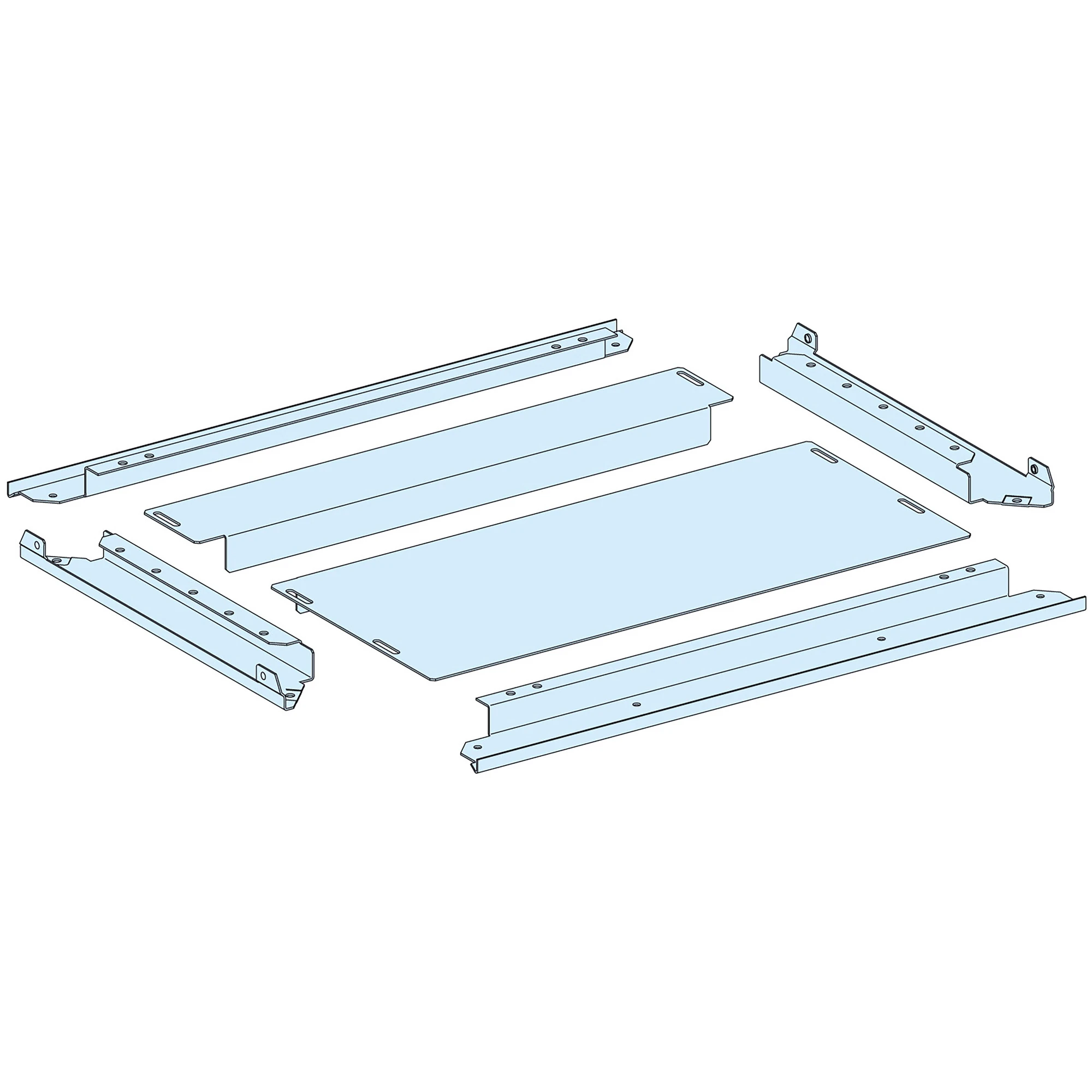 Schneider Electric LVS08498 PrismaSeT-P, Cable Entry Plate, 2-piece, IP30, Width=800mm, Depth=400mm (img_001) Schneider Electric LVS08498 PrismaSeT-P, Cable Entry Plate, 2-piece, IP30, Width=800mm, Depth=400mm (img_001)