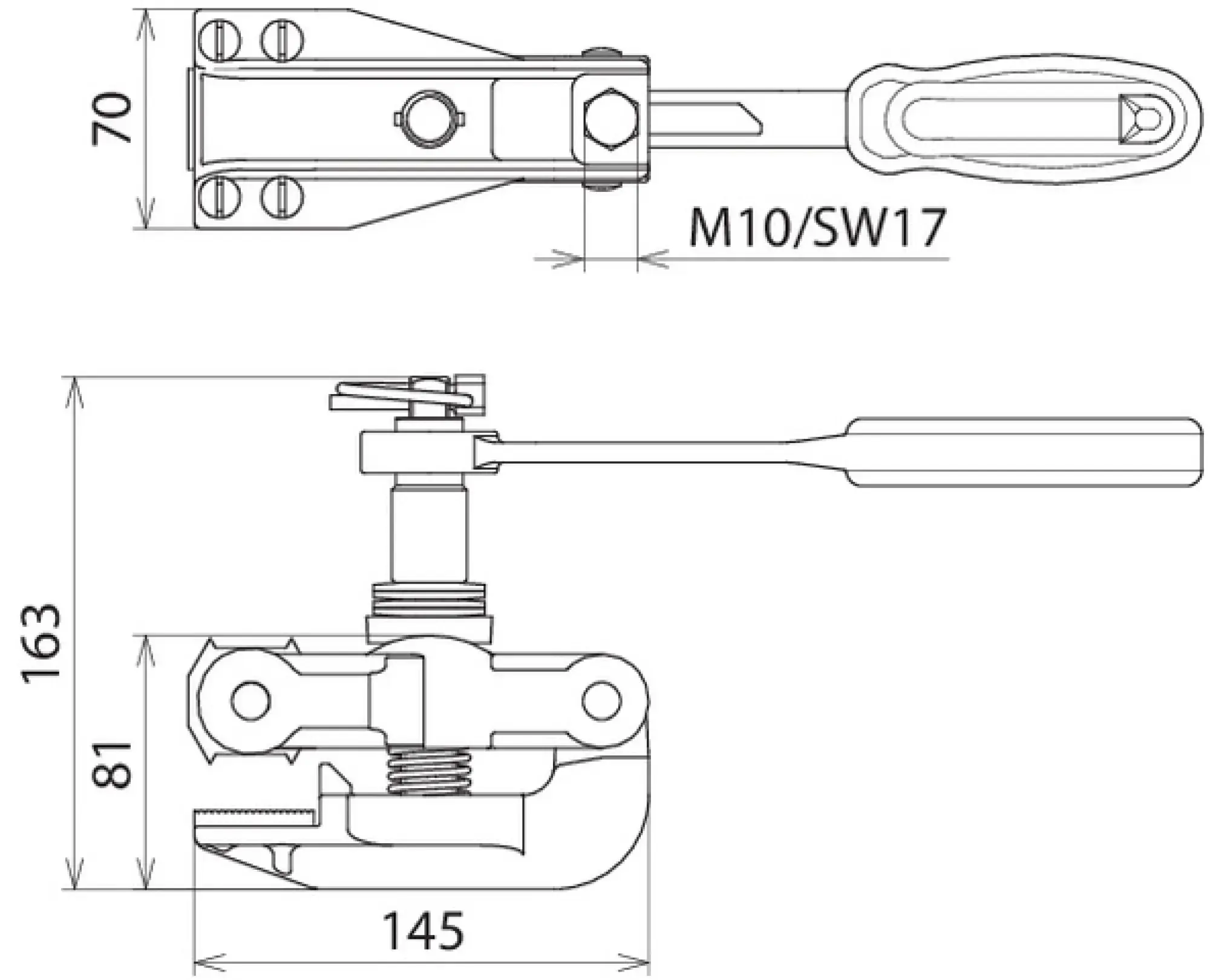 Dehn 792456 Rail connection clamp with detachable ratchet (img_002) Dehn 792456 Rail connection clamp with detachable ratchet (img_002)