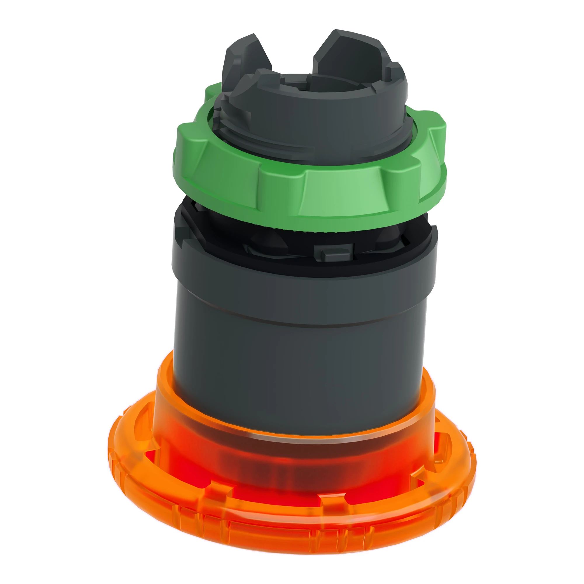 Schneider Electric ZB5AW753 Emergency Stop Button, Front Element, Harmony XB5, Plastic, 22mm, Illuminated, Orange, Twist to Release, for Universal LED (img_007) Schneider Electric ZB5AW753 Emergency Stop Button, Front Element, Harmony XB5, Plastic, 22mm, Illuminated, Orange, Twist to Release, for Universal LED (img_007)