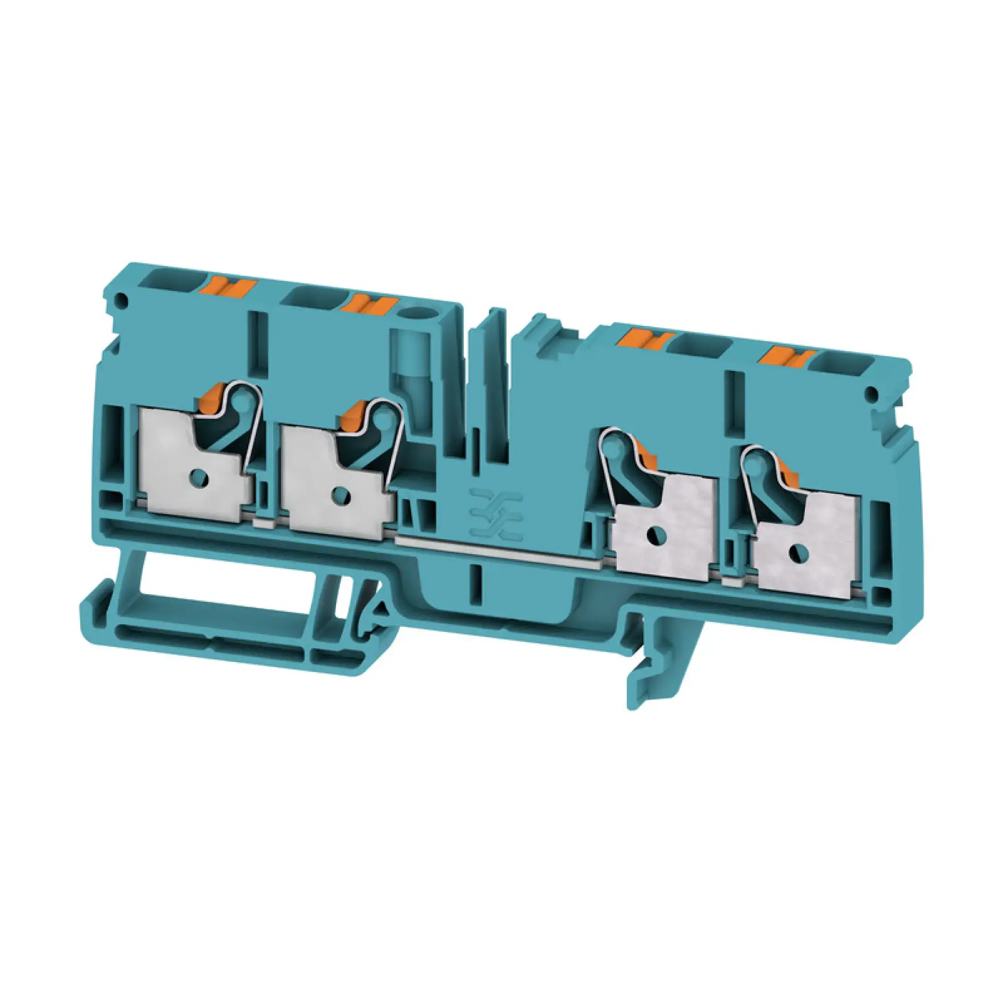 Weidmüller 2881460000 Feed-through terminal block, PUSH IN, blue, 6 mm², 41 A, 800 V, Number of connections: 4 (img_001)