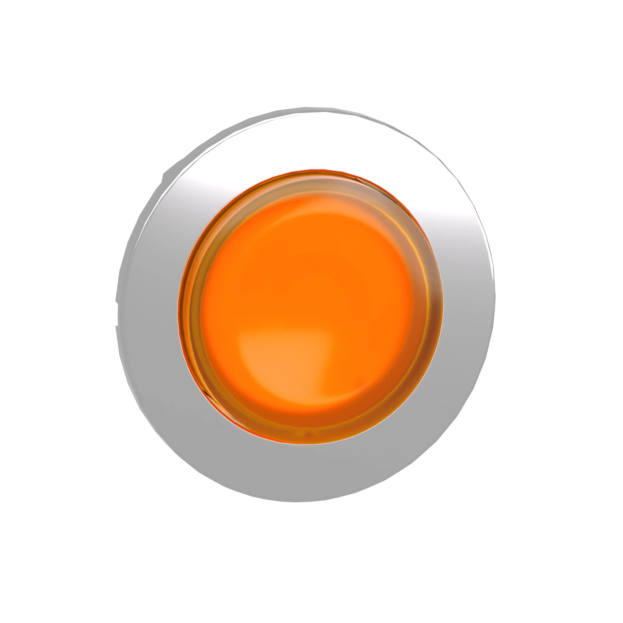 Schneider Electric ZB4FH53 Illuminated pushbutton, front element, Harmony XB4F, metal, 30mm, orange, protruding, for universal LED, latching (img_003)