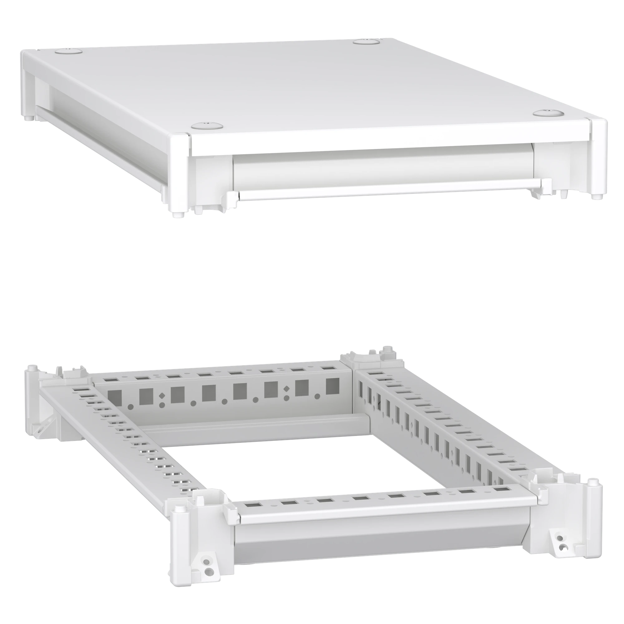 Schneider Electric NSYSFNC35ED Lower and upper frame, PrismaSet HD, for electrical enclosure W 300 x D 500 mm, including roof, RAL9003 (img_001) Schneider Electric NSYSFNC35ED Lower and upper frame, PrismaSet HD, for electrical enclosure W 300 x D 500 mm, including roof, RAL9003 (img_001)