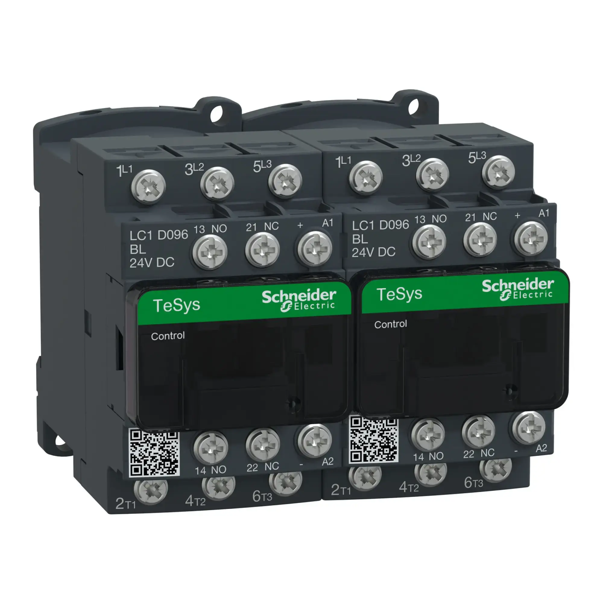 Schneider Electric LC2D096BL Reversing contactor combination, 3p+1NC+1NO, 4kW/400V/AC3 9A, Coil 24V DC (img_002)