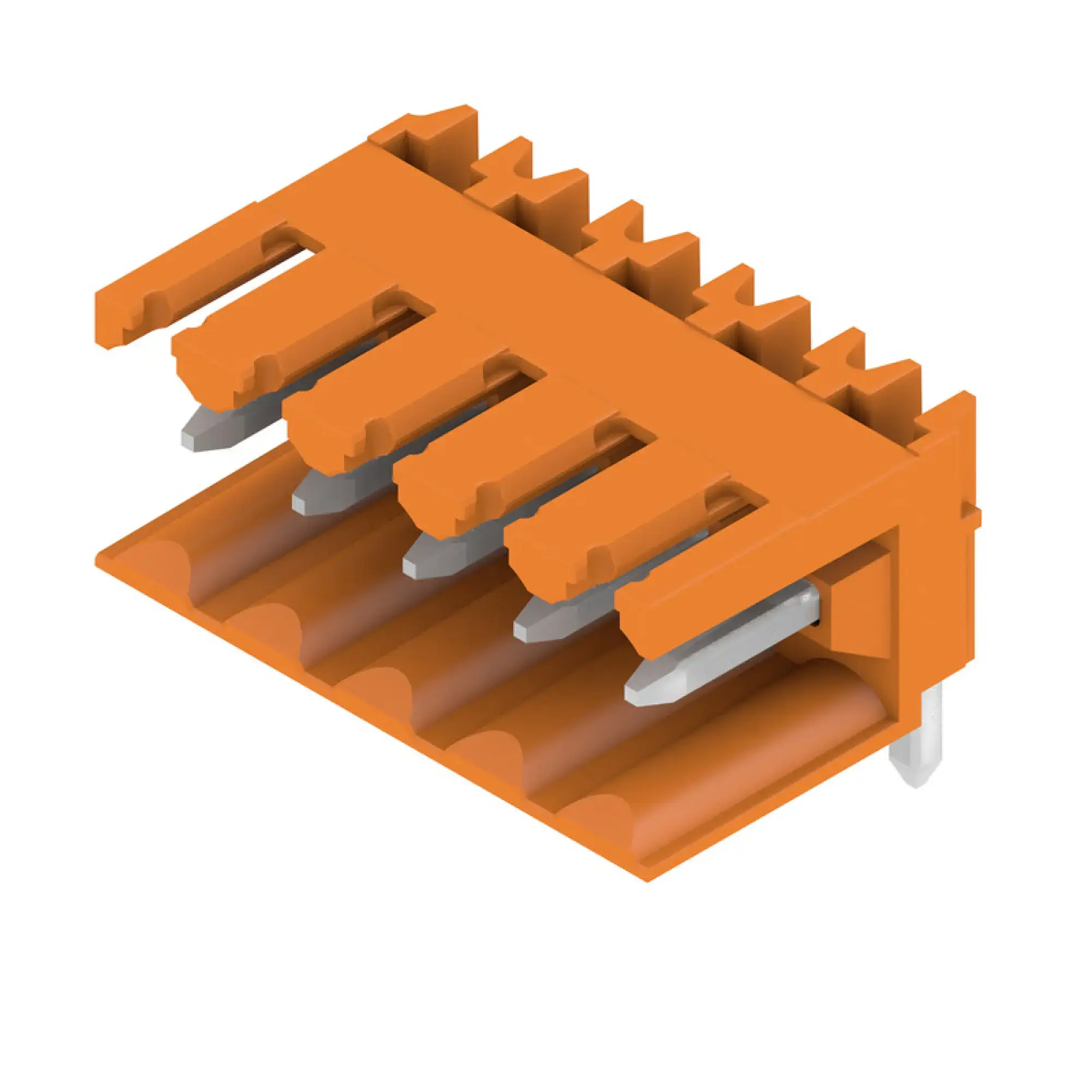 Weidmüller 1597240000 PCB connector (board connection), 160 V, 17 A, Pitch in mm: 3.50, Number of poles: 5, THT solder connection, Box (img_001)