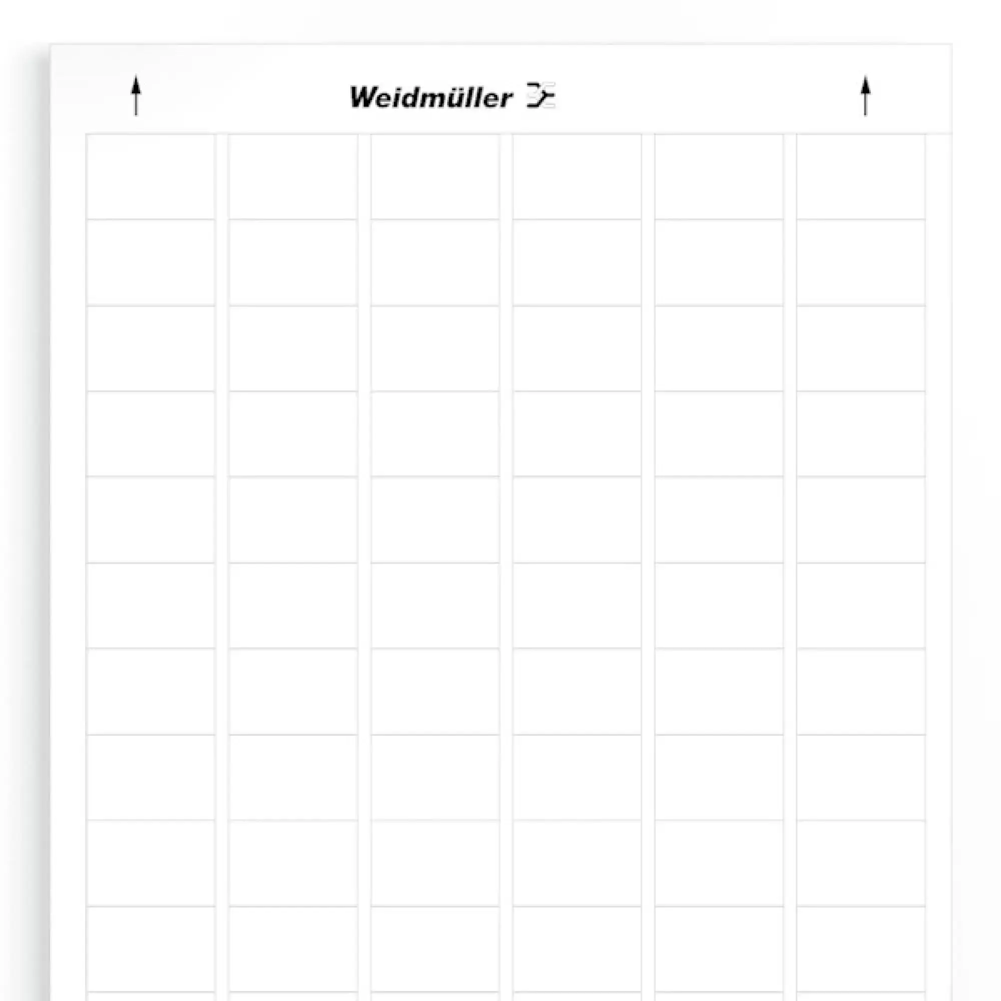 Weidmüller 1724161044 Device marking, Width: 30 mm, Polyester, PVC-free, white, Operating temperature range: -40...150 °C (img_001) Weidmüller 1724161044 Device marking, Width: 30 mm, Polyester, PVC-free, white, Operating temperature range: -40...150 °C (img_001)