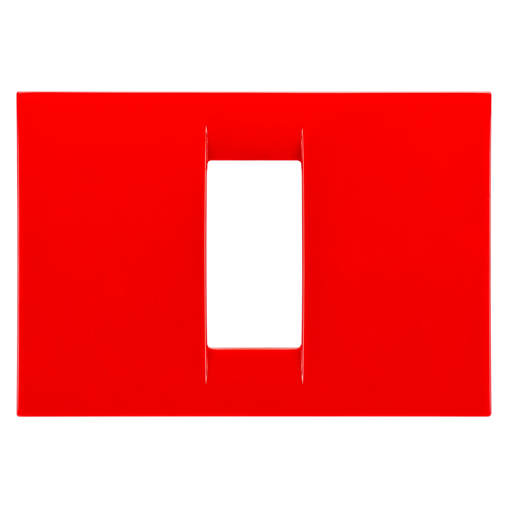 GEWISS GW22121 VIRNA PLATE - IN TECHNOPOLYMER GLOSS FINISHING - 1 GANG - GERANIUM RED - SYSTEM (img_001) GEWISS GW22121 VIRNA PLATE - IN TECHNOPOLYMER GLOSS FINISHING - 1 GANG - GERANIUM RED - SYSTEM (img_001)