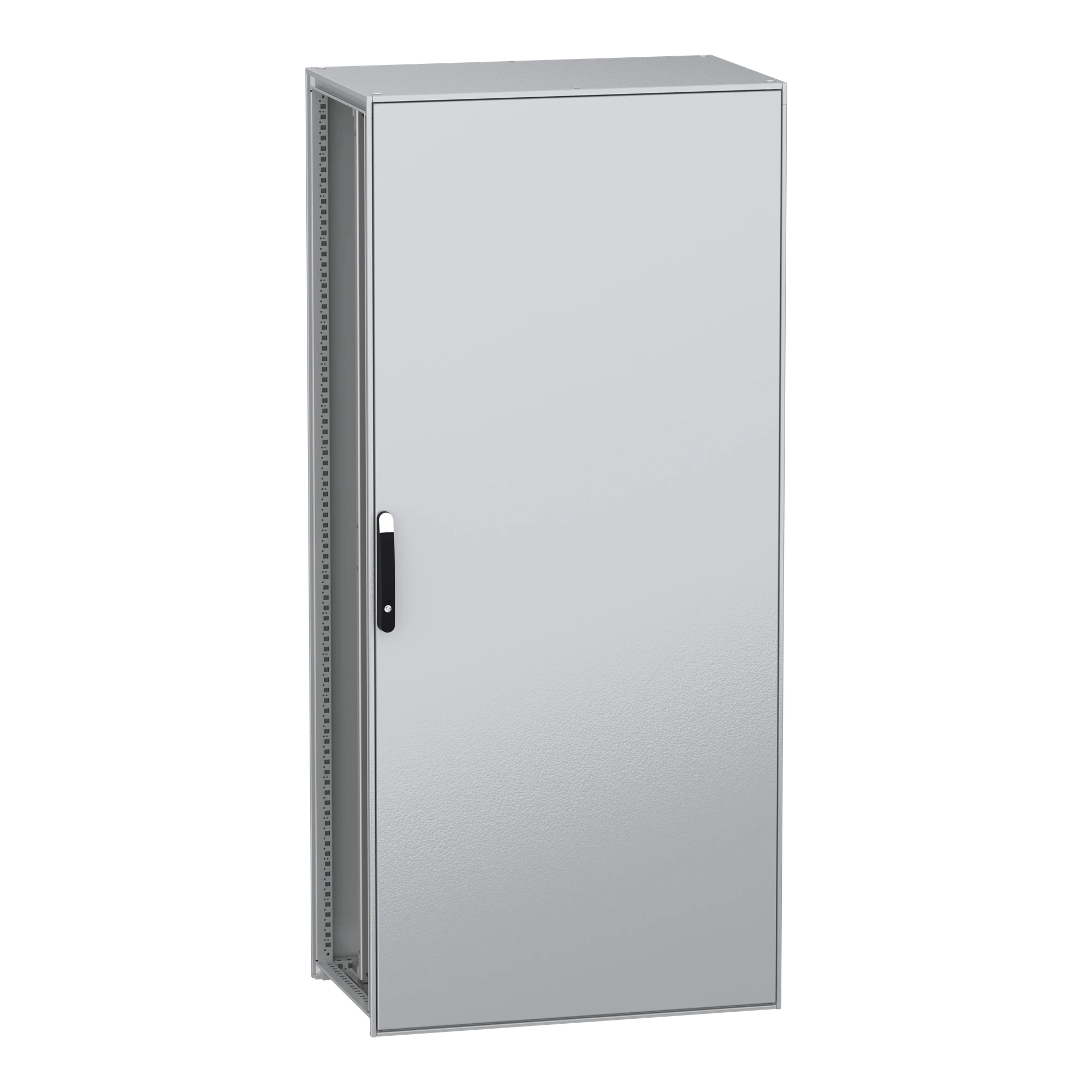 Schneider Electric NSYSFN221060P Freestanding enclosure, electrical, PanelSeT SFN, made of decarbonized steel, with mounting plate, assembled, 2200x1000x600mm, IP55 (img_001)
