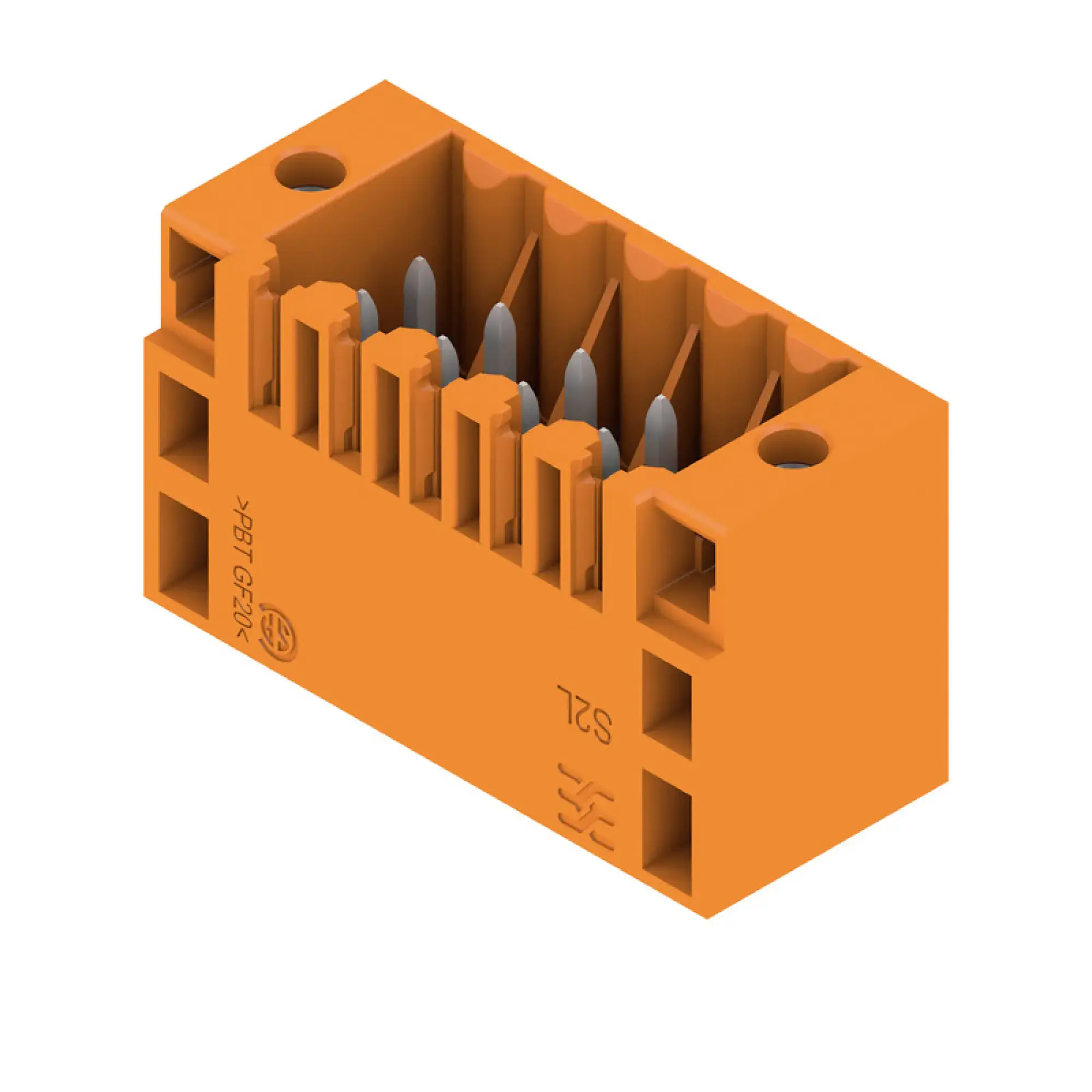 Weidmüller 2797350000 PCB connector (board connection), 125 V, 10 A, Pitch in mm: 3.50, Number of poles: 12, THT solder connection, Box (img_001)