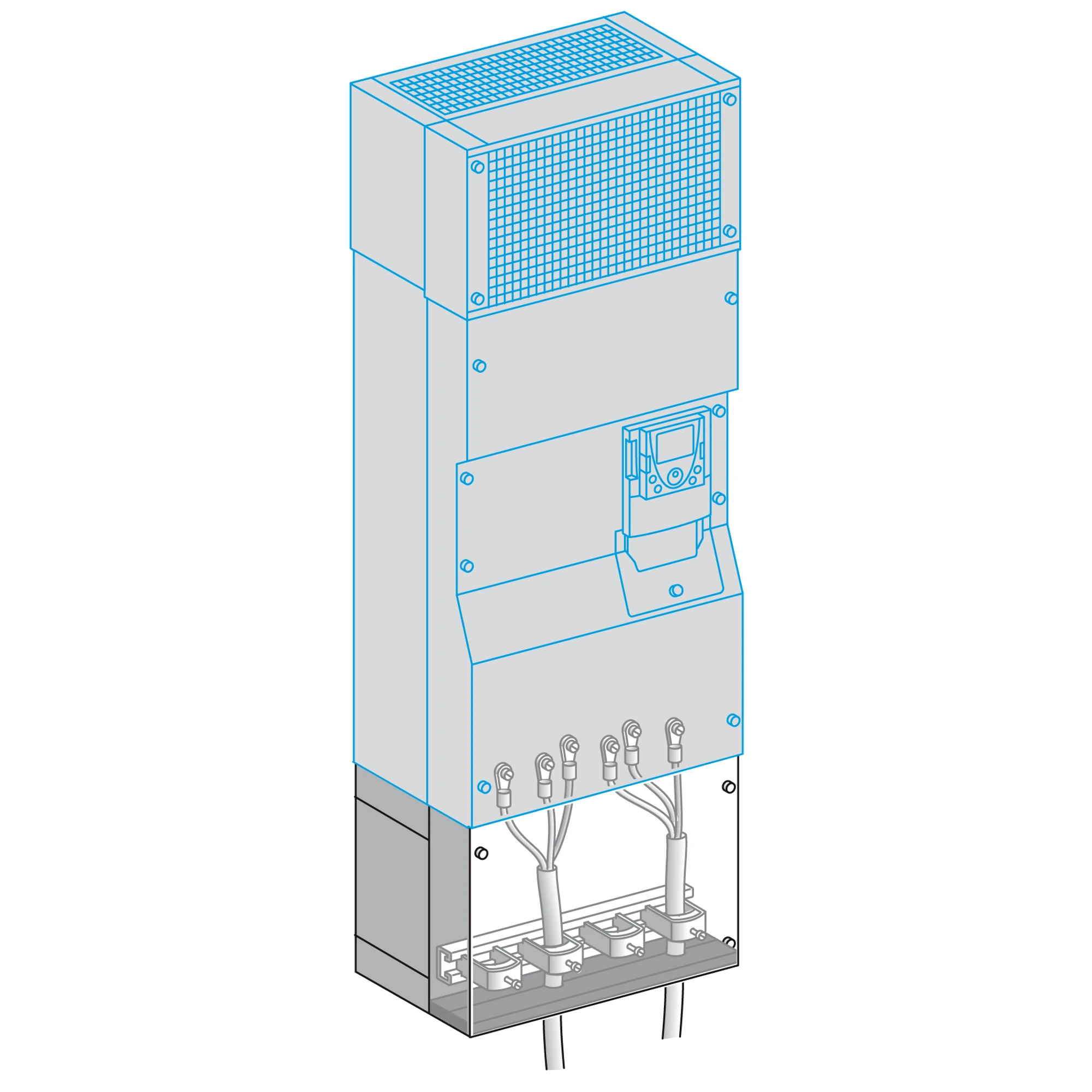 Schneider Electric VW3A9113 IP 31 conversion kit, for variable frequency drives without brake module (img_001)