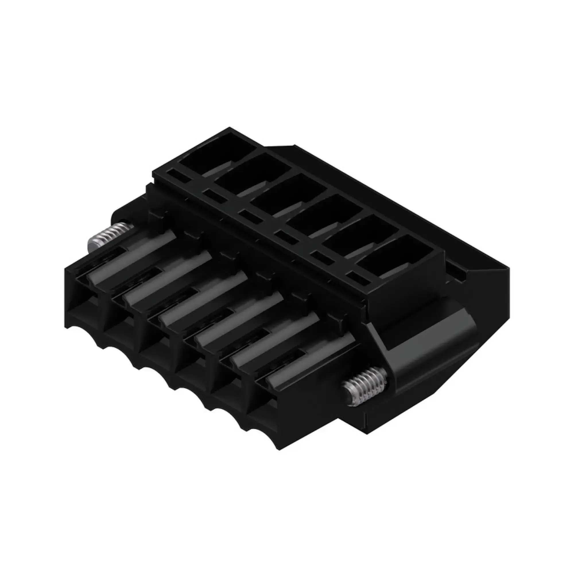 Weidmüller 1639280000 PCB connector (wire connection), 160 V, 12 A, Pitch in mm: 3.50, 1.5 mm², Number of poles: 6, Clamping yoke connection, Box (img_001)