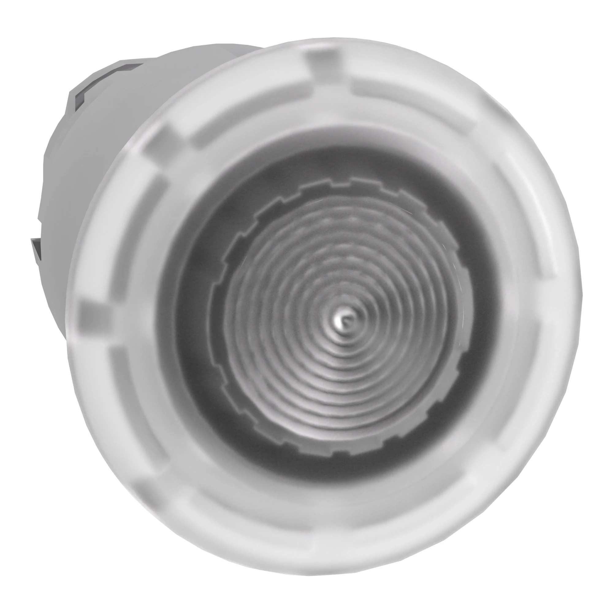 Schneider Electric ZB4BW413 Mushroom push button, front element, Harmony XB4, metal, 22mm, illuminated, white, mushroom 40mm, momentary, for universal LED (img_001)