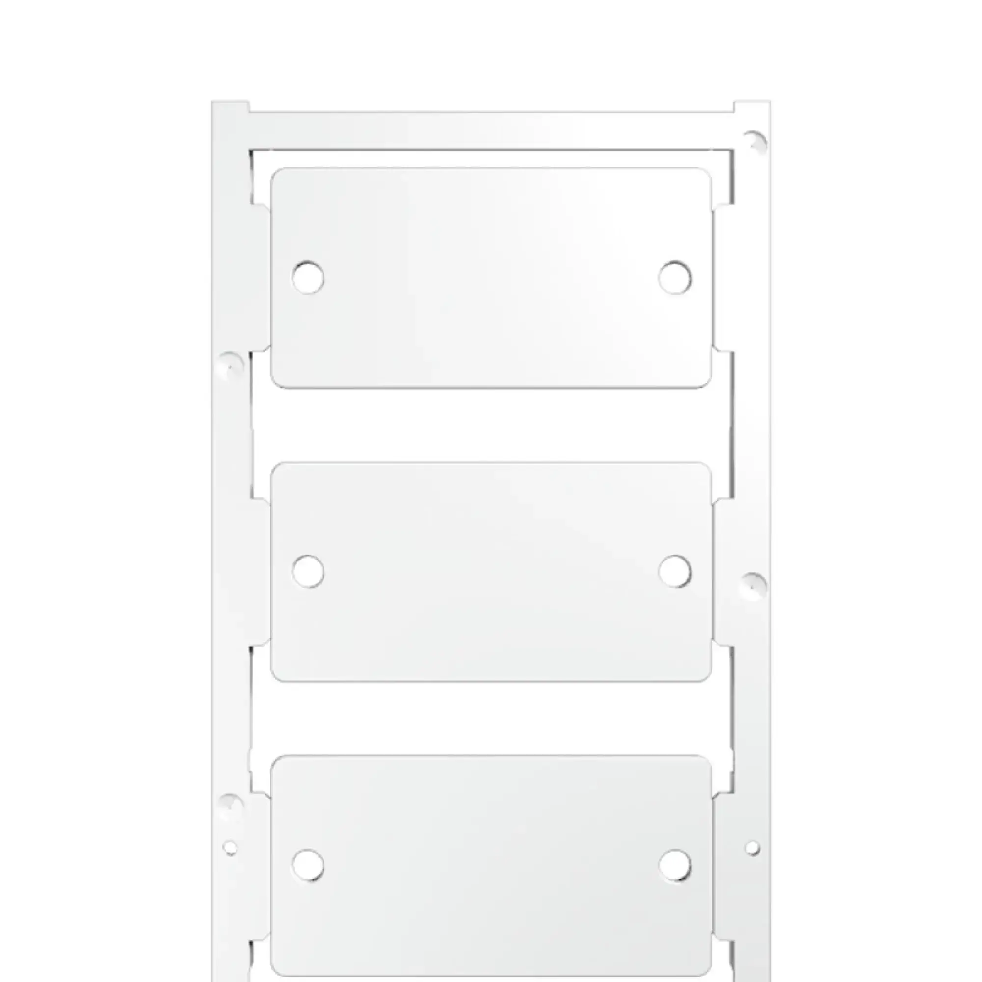 Weidmüller 1083190000 Device marking, Width: 60 mm, Printed characters: Based on customer requirements (Please send M-Print PRO file), Polyamide 66, To customer specificati (img_001)