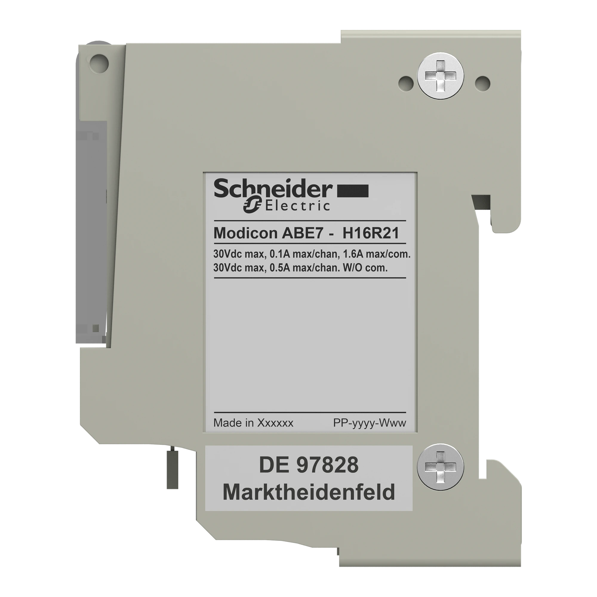 Schneider Electric ABE7H16R21 Passive terminal block ABE7, 16 inputs or outputs, LED (img_004) Schneider Electric ABE7H16R21 Passive terminal block ABE7, 16 inputs or outputs, LED (img_004)