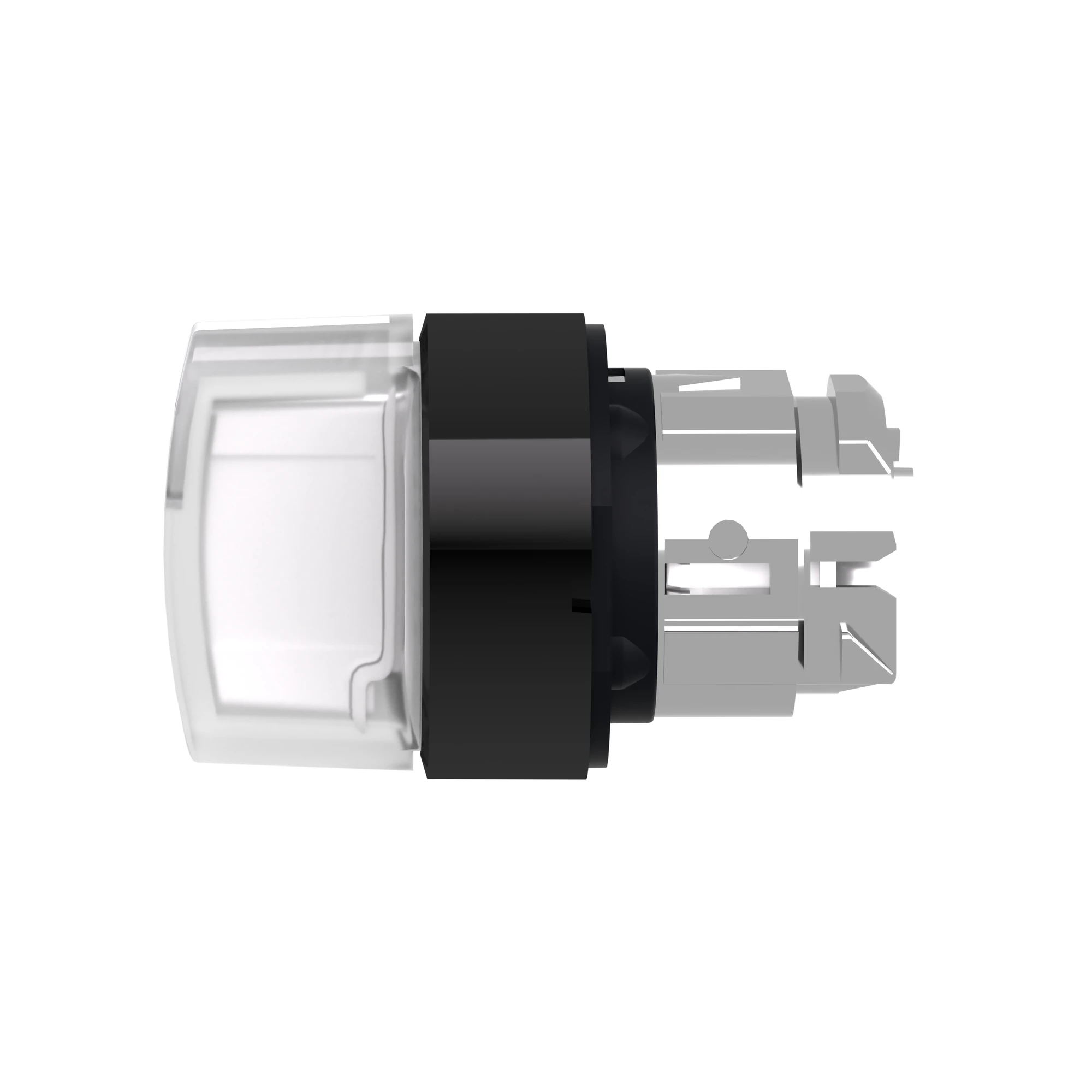 Schneider Electric ZB4BK15137 Illuminated Selector Switch, Front Element, Harmony XB4, Metal Black, 22mm, White, for Universal LED, 3 Positions (img_003)