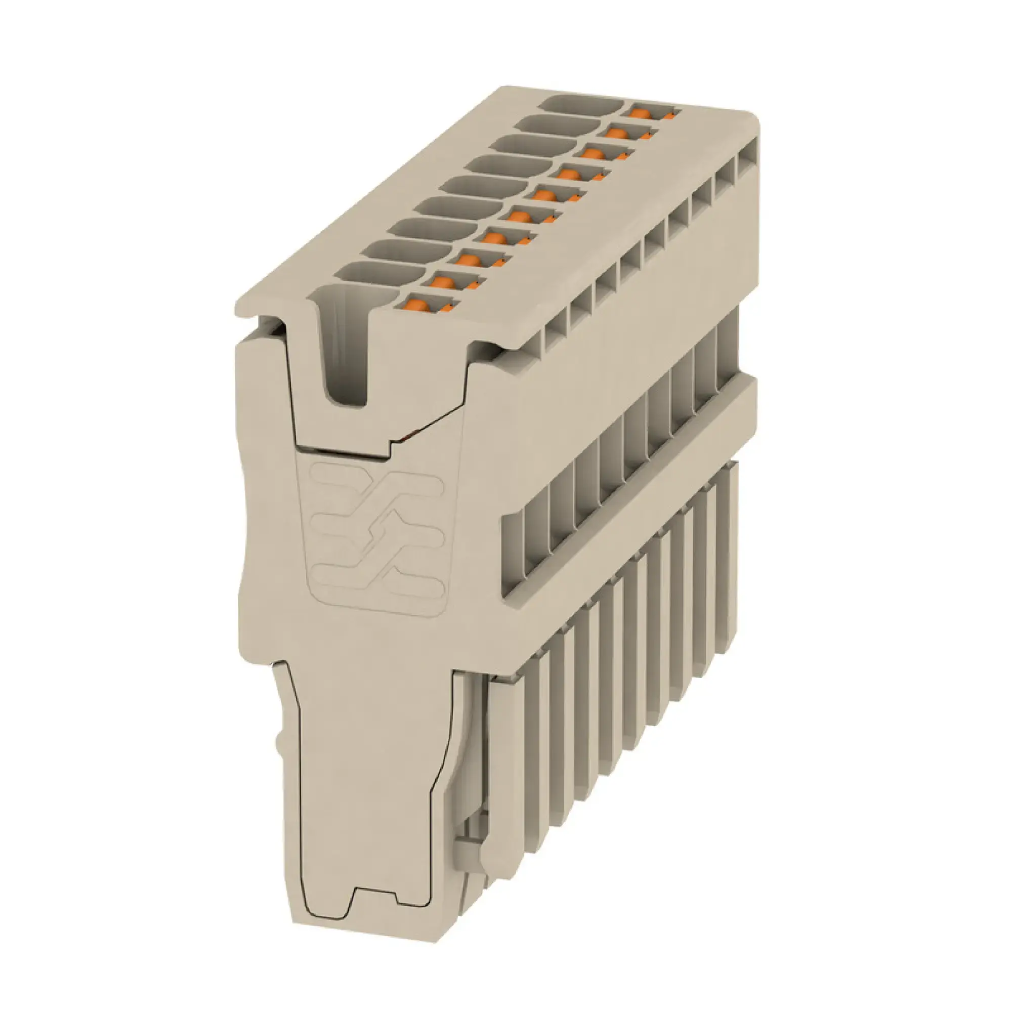 Weidmüller 2482430000 Plug (terminal), PUSH IN, 1.5 mm², 17.5 A, 500 V, Number of connections: 10, Number of poles: 10, Width: 35 mm (img_001)