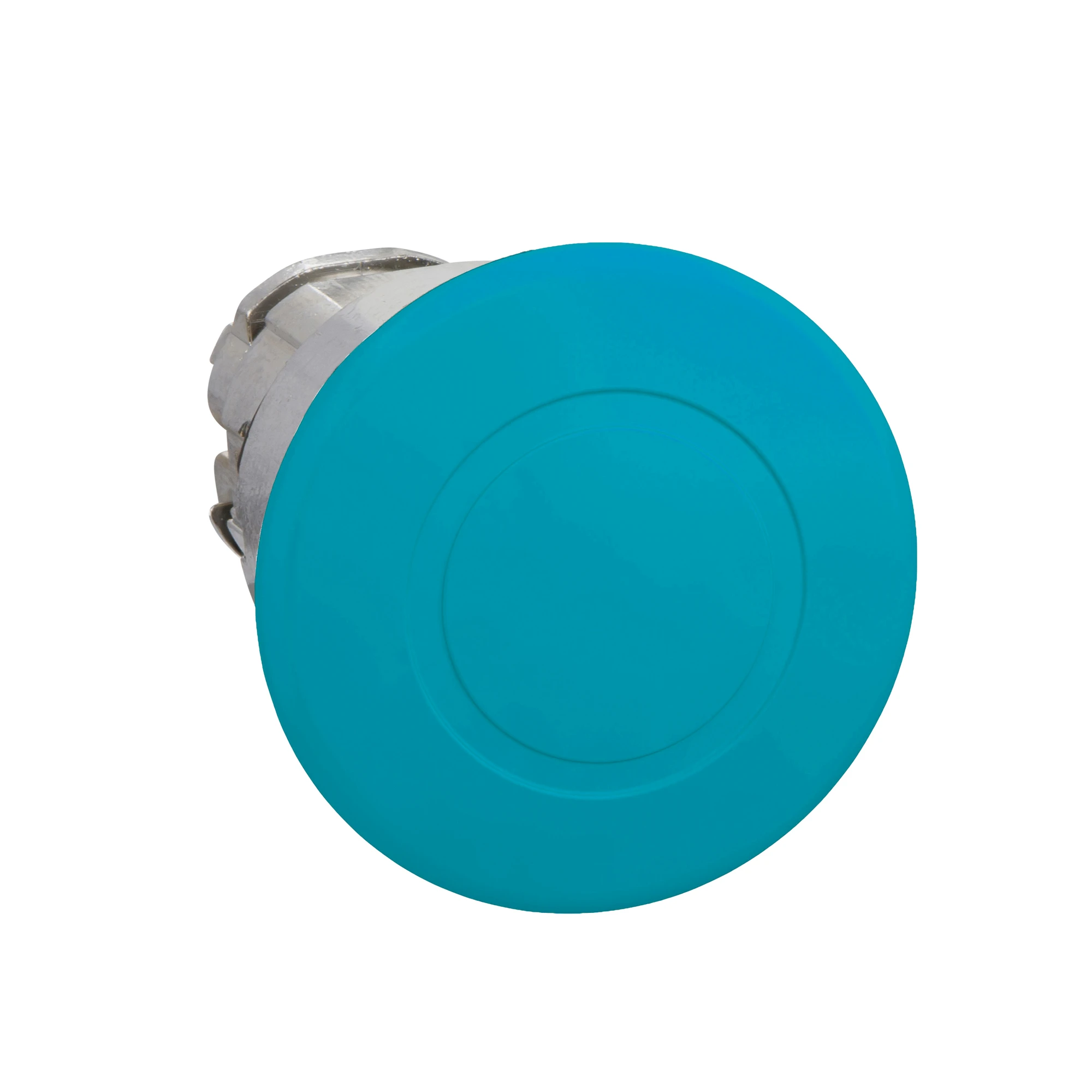 Schneider Electric ZB4BT6 Mushroom Push Button, Front Element, Harmony XB4, Metal, 22mm, Blue, Mushroom 40mm, Pull Release (img_001)