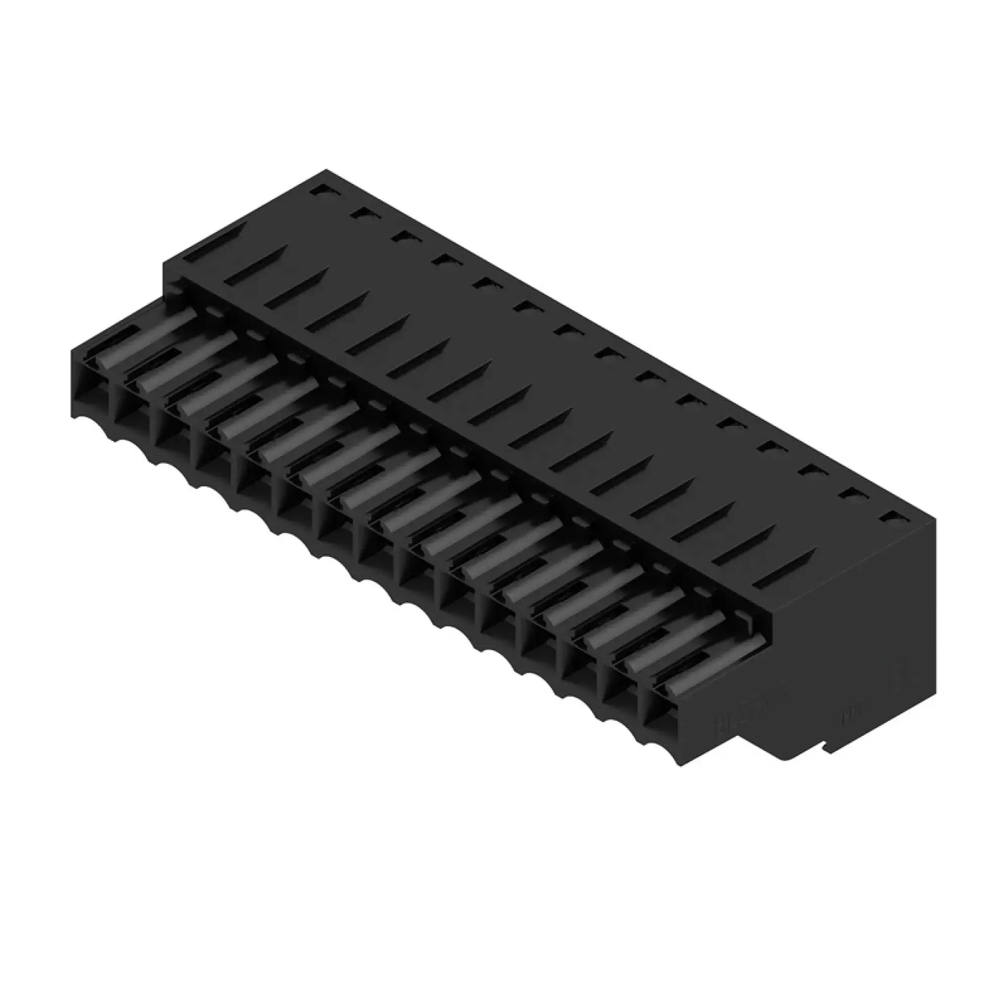 Weidmüller 1690550000 PCB connector (wire connection), 160 V, 14.5 A, Pitch in mm: 3.50, 1.5 mm², Number of poles: 15, Tension-clamp connection, Box BLZF 3.50/15/180 SN BK BX (img_001) Weidmüller 1690550000 PCB connector (wire connection), 160 V, 14.5 A, Pitch in mm: 3.50, 1.5 mm², Number of poles: 15, Tension-clamp connection, Box BLZF 3.50/15/180 SN BK BX (img_001)