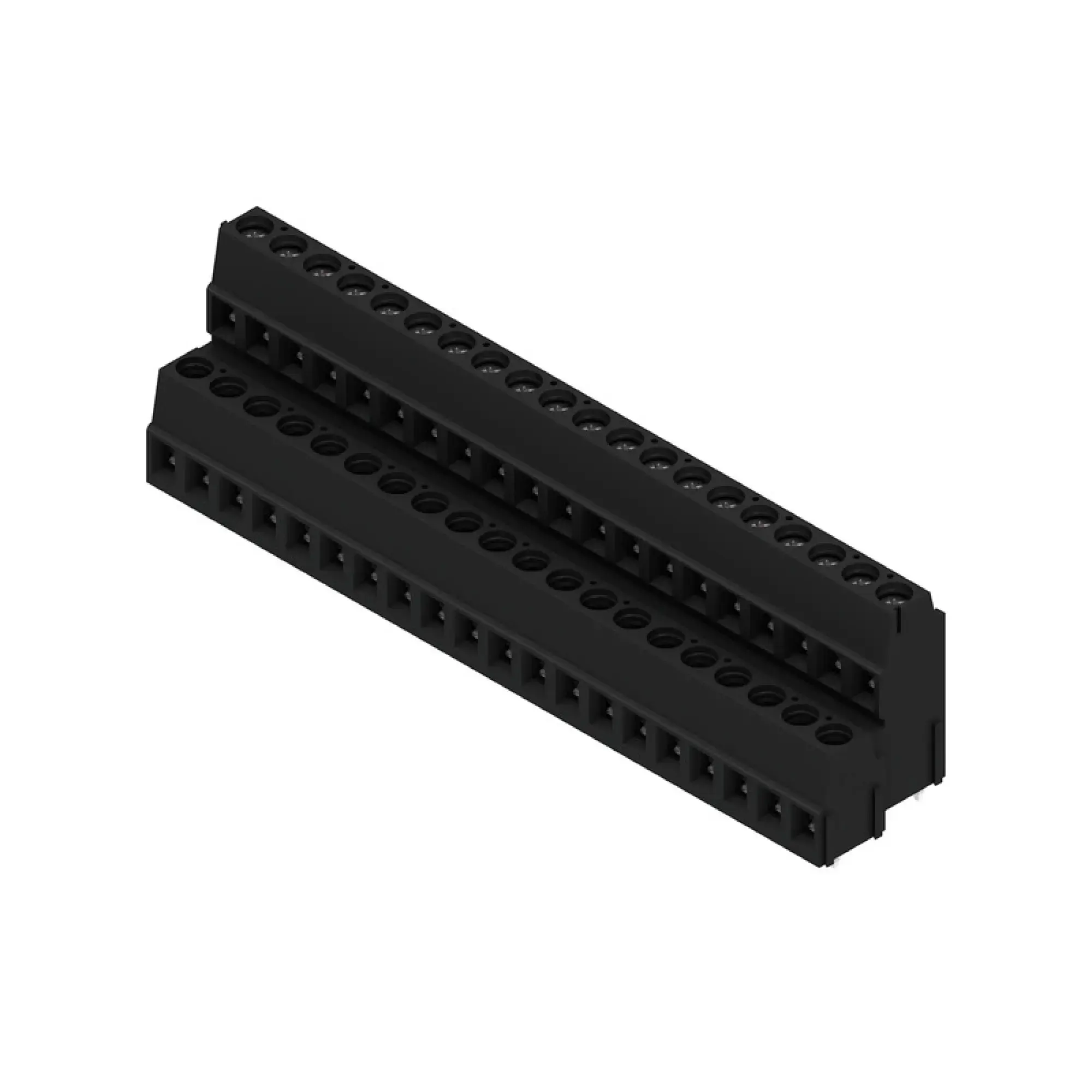 Weidmüller 1915940000 PCB terminal, 320 V, 17.5 A, Pitch in mm: 5.08, 2.5 mm², Number of poles: 40, Clamping yoke connection, THT solder connection, 90°, Box (img_001) Weidmüller 1915940000 PCB terminal, 320 V, 17.5 A, Pitch in mm: 5.08, 2.5 mm², Number of poles: 40, Clamping yoke connection, THT solder connection, 90°, Box (img_001)