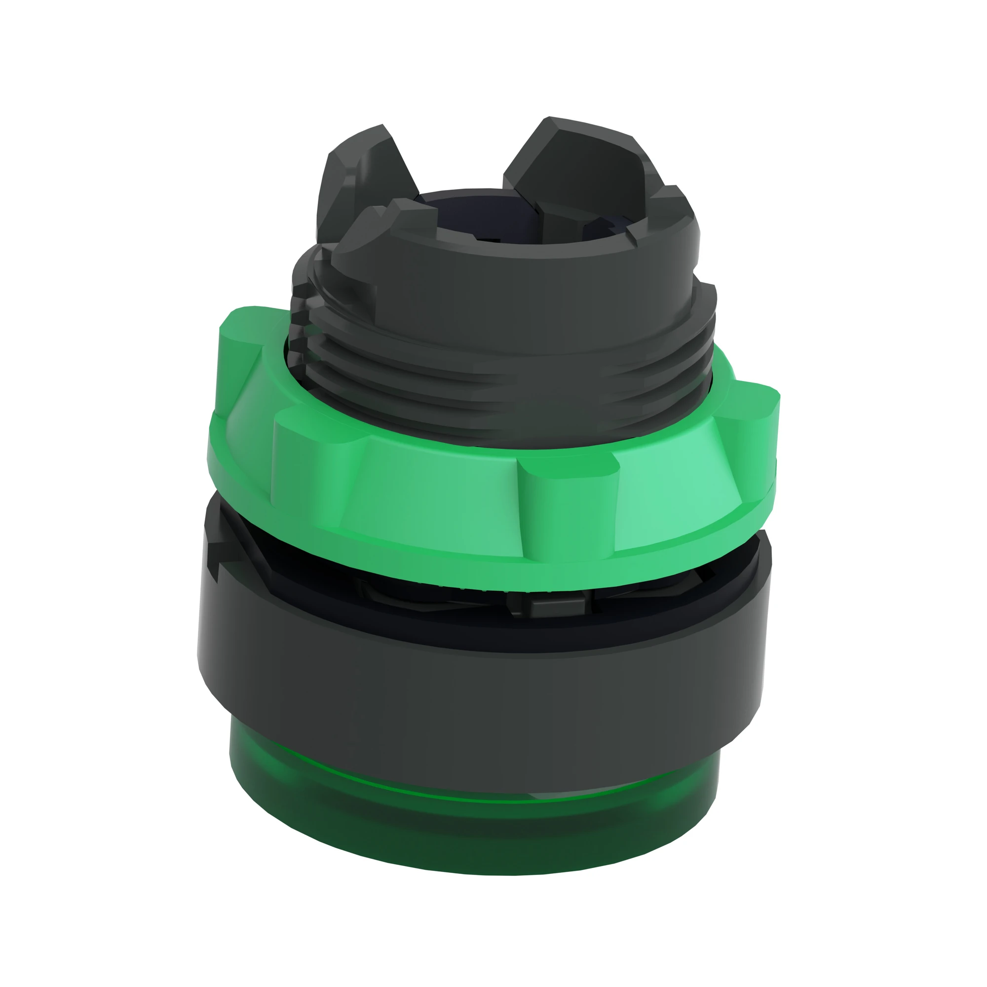 Schneider Electric ZB5AW133 Illuminated Pushbutton, Front Element, Harmony XB5, Plastic, 22mm, Green, Projecting, for Universal LED (img_008)